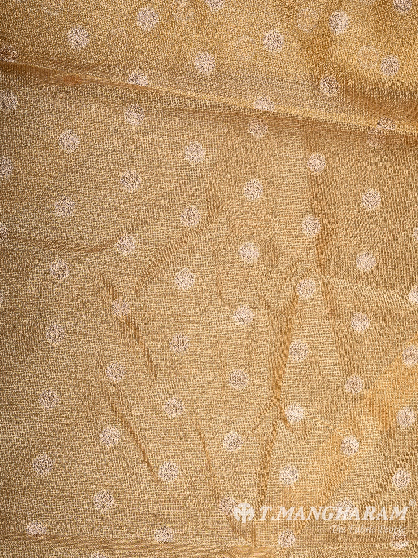 Yellow Banaras Fabric - EC12025