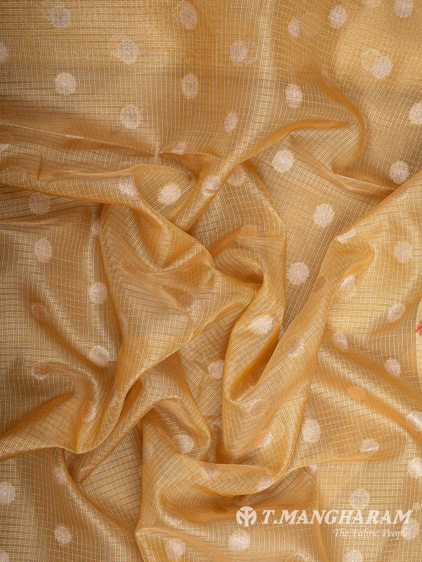 Yellow Banaras Fabric - EC12025