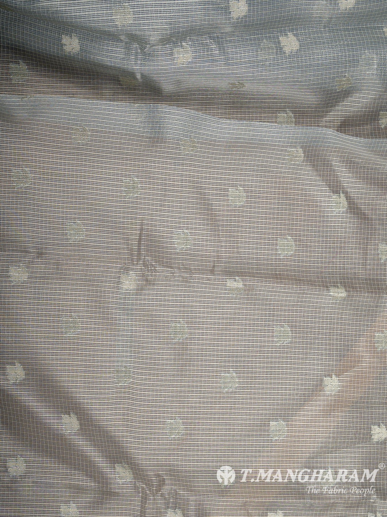Blue Banaras Fabric - EC12026