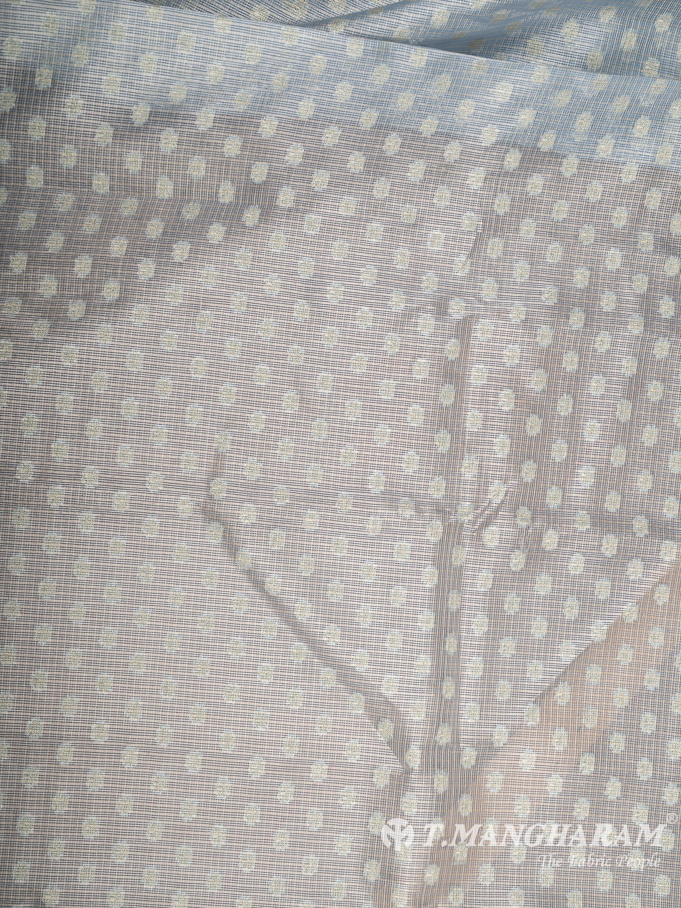 Blue Banaras Fabric - EC12032