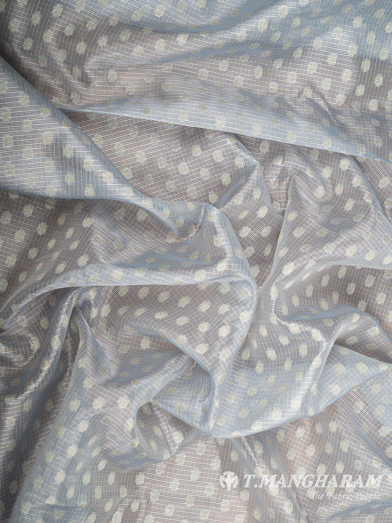 Blue Banaras Fabric - EC12032