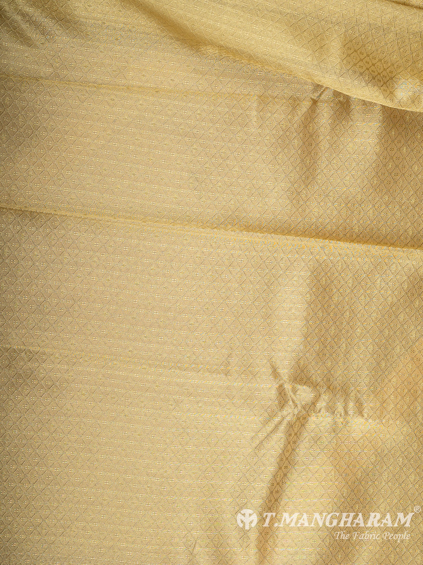 Yellow Banaras Fabric - EC12059
