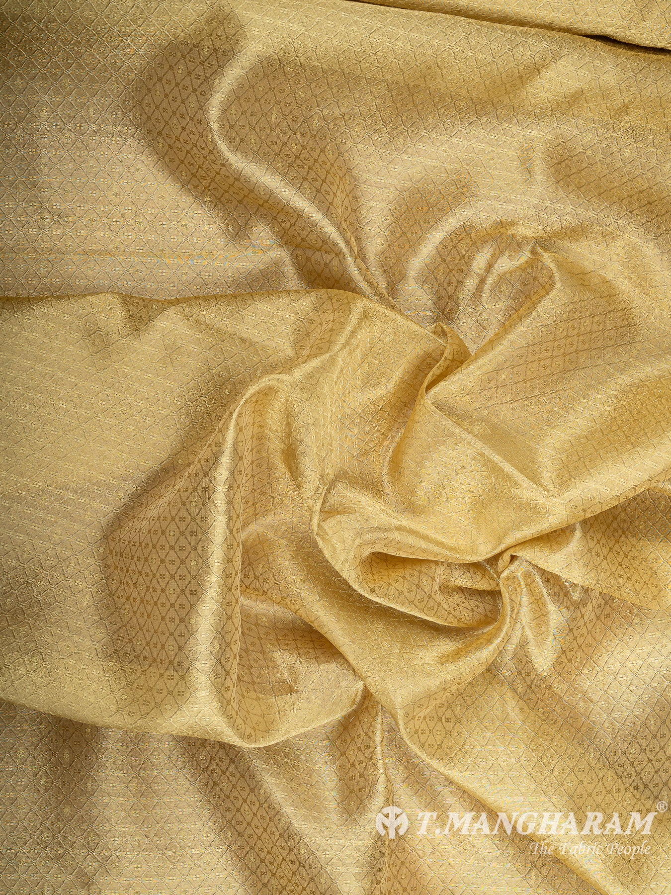 Yellow Banaras Fabric - EC12059
