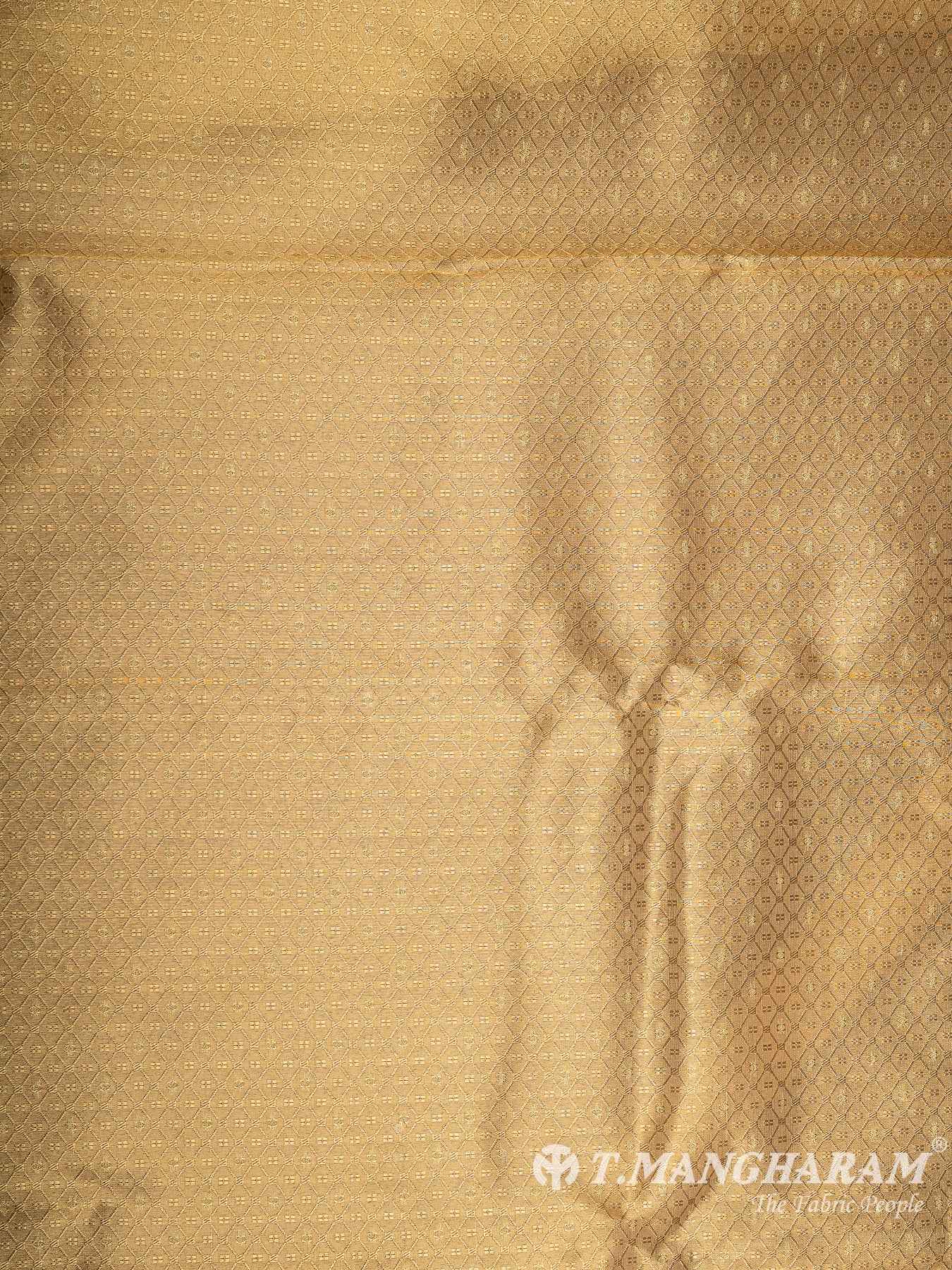 Yellow Banaras Fabric - EC12064