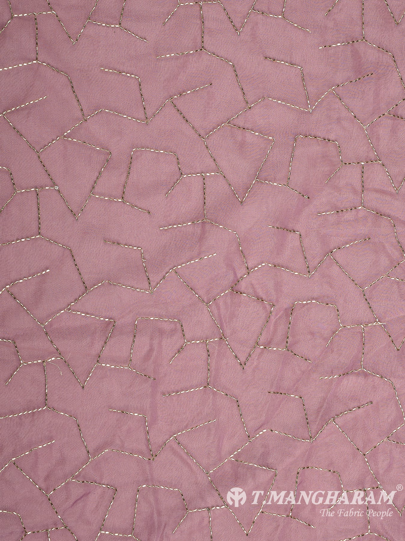 Violet Organza Fabric - EC12008