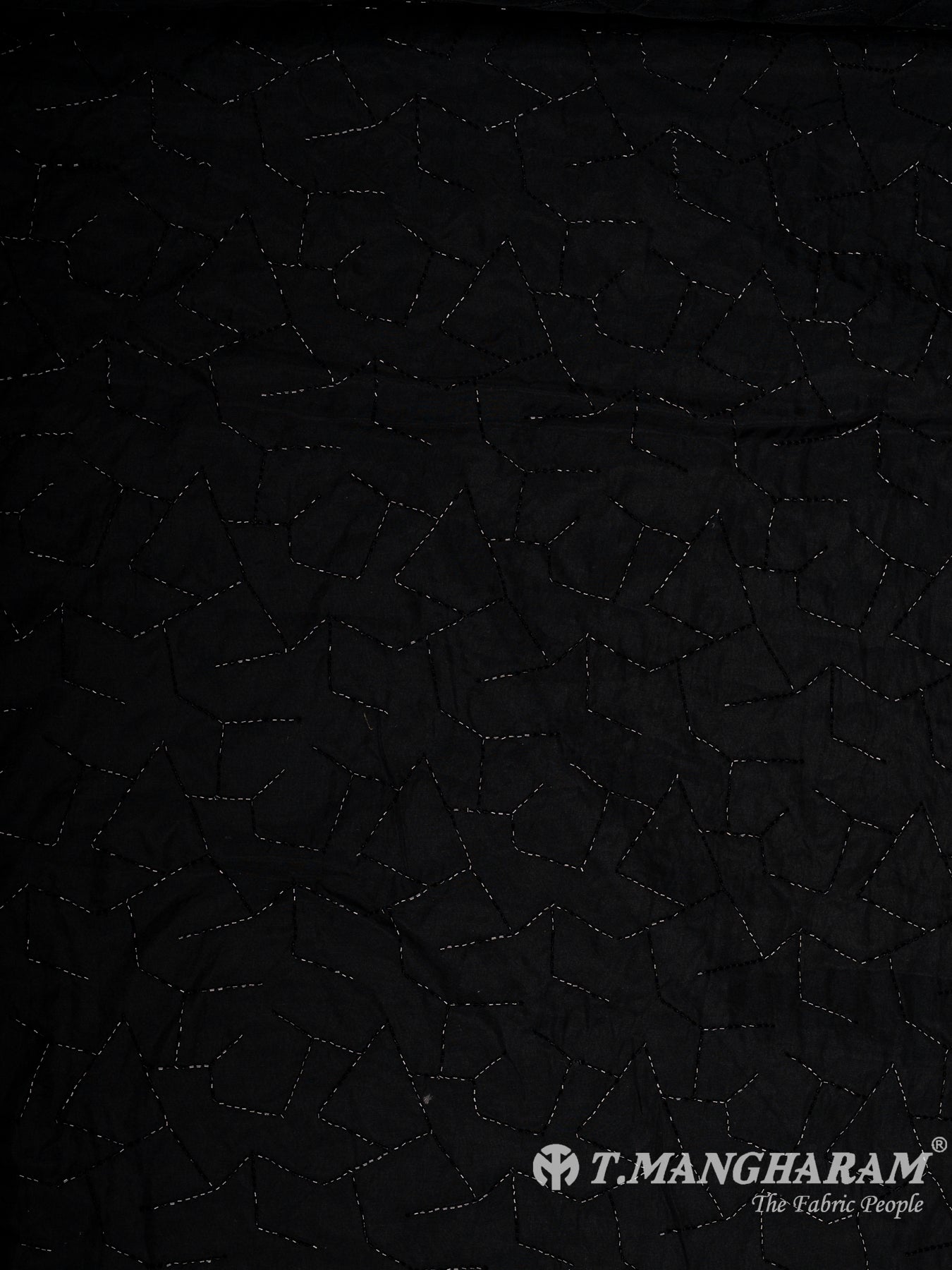 Black Organza Fabric - EC12010