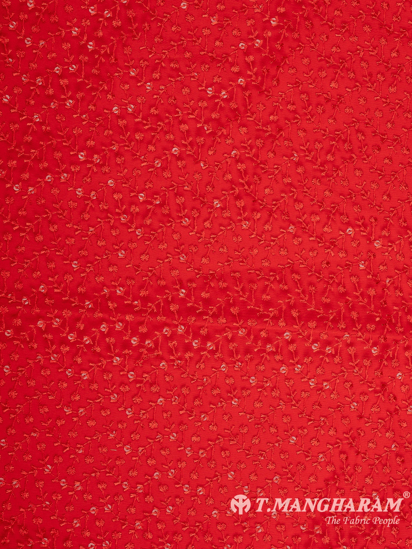 Red Fancy Net Fabric - EB9383