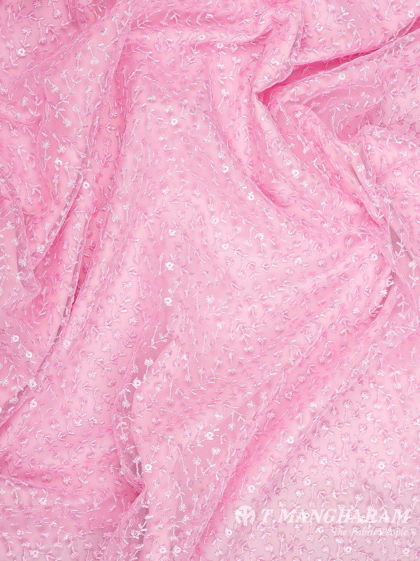 Pink Fancy Net Fabric - EB9377