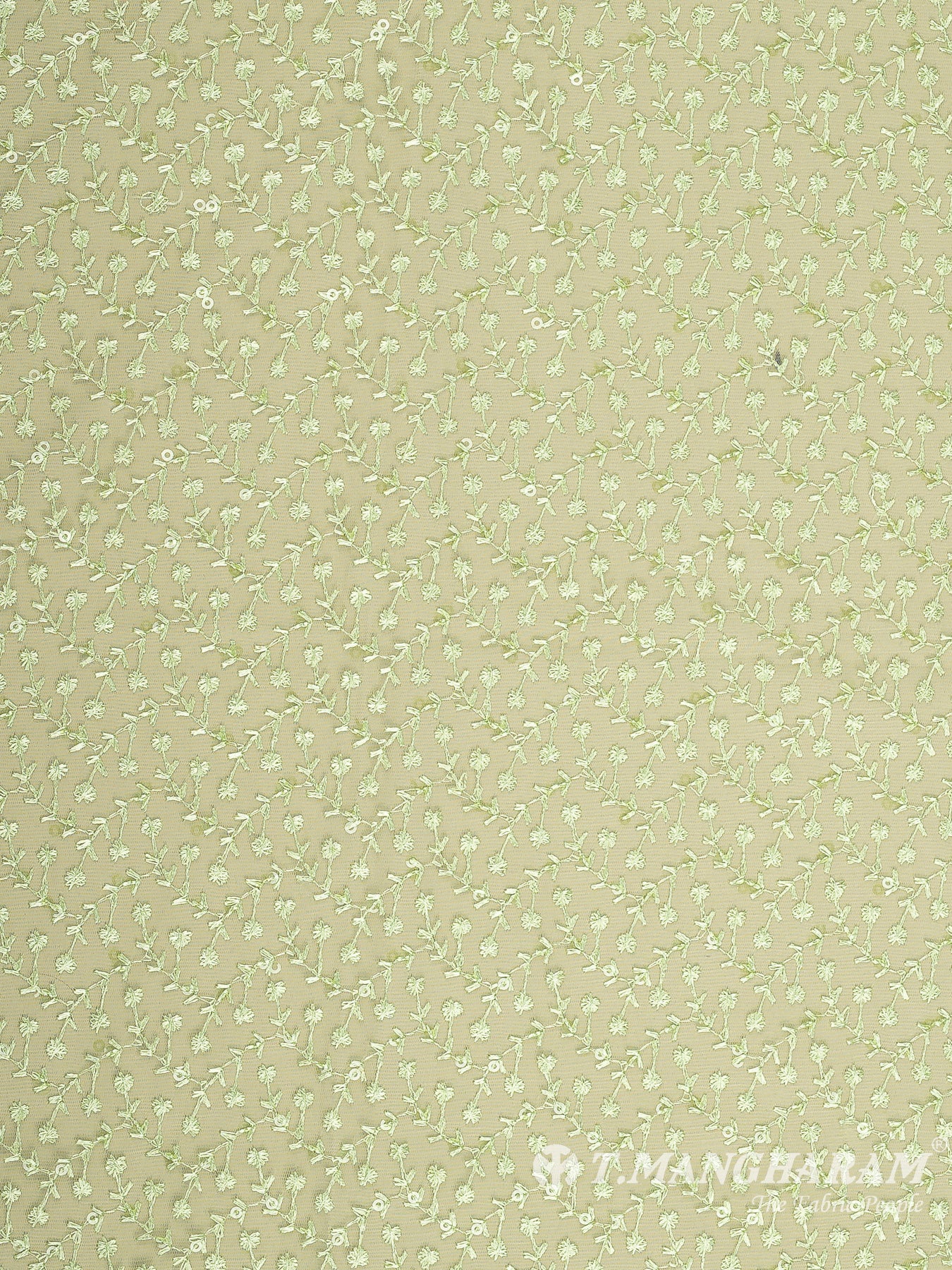 Green Fancy Net Fabric - EB9374