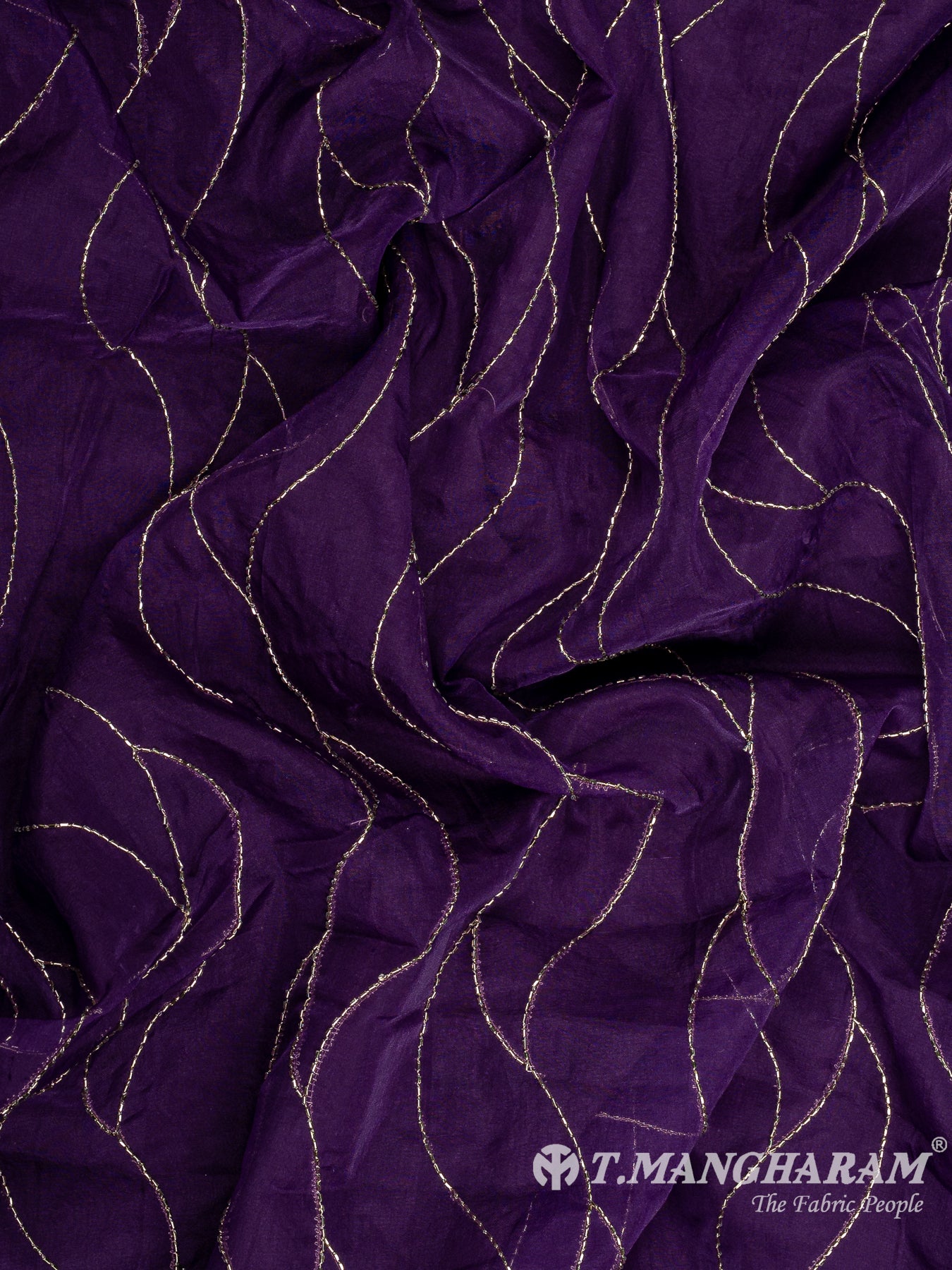 Purple Organza Fabric - EC12016