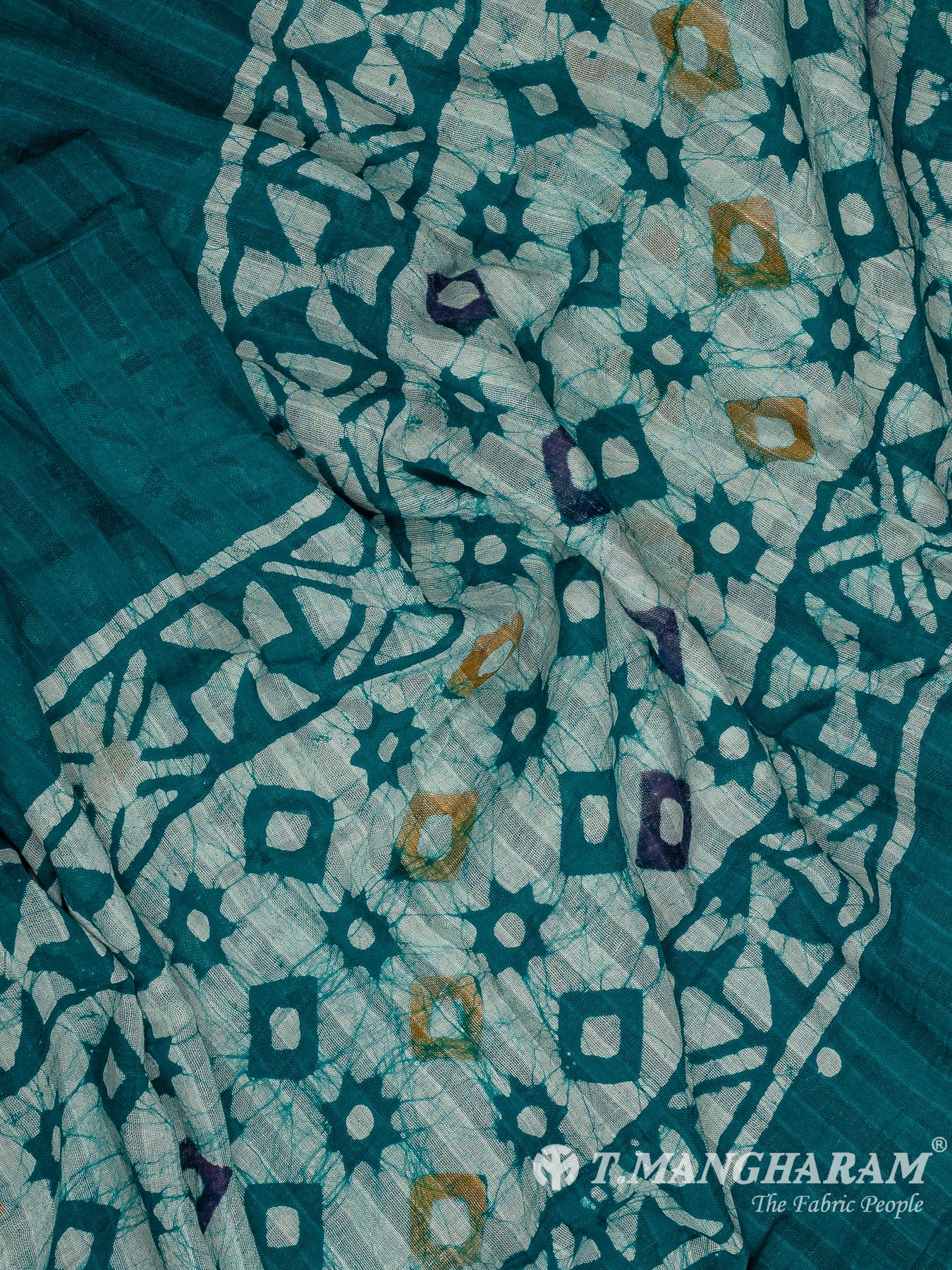Green Cotton Chudidhar Fabric Set - EG1987