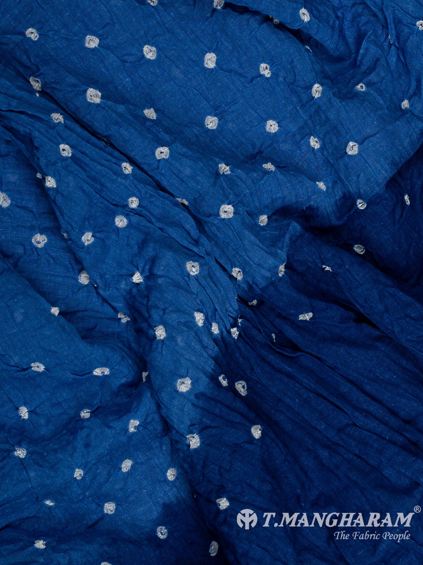 Blue Cotton Chudidhar Fabric Set