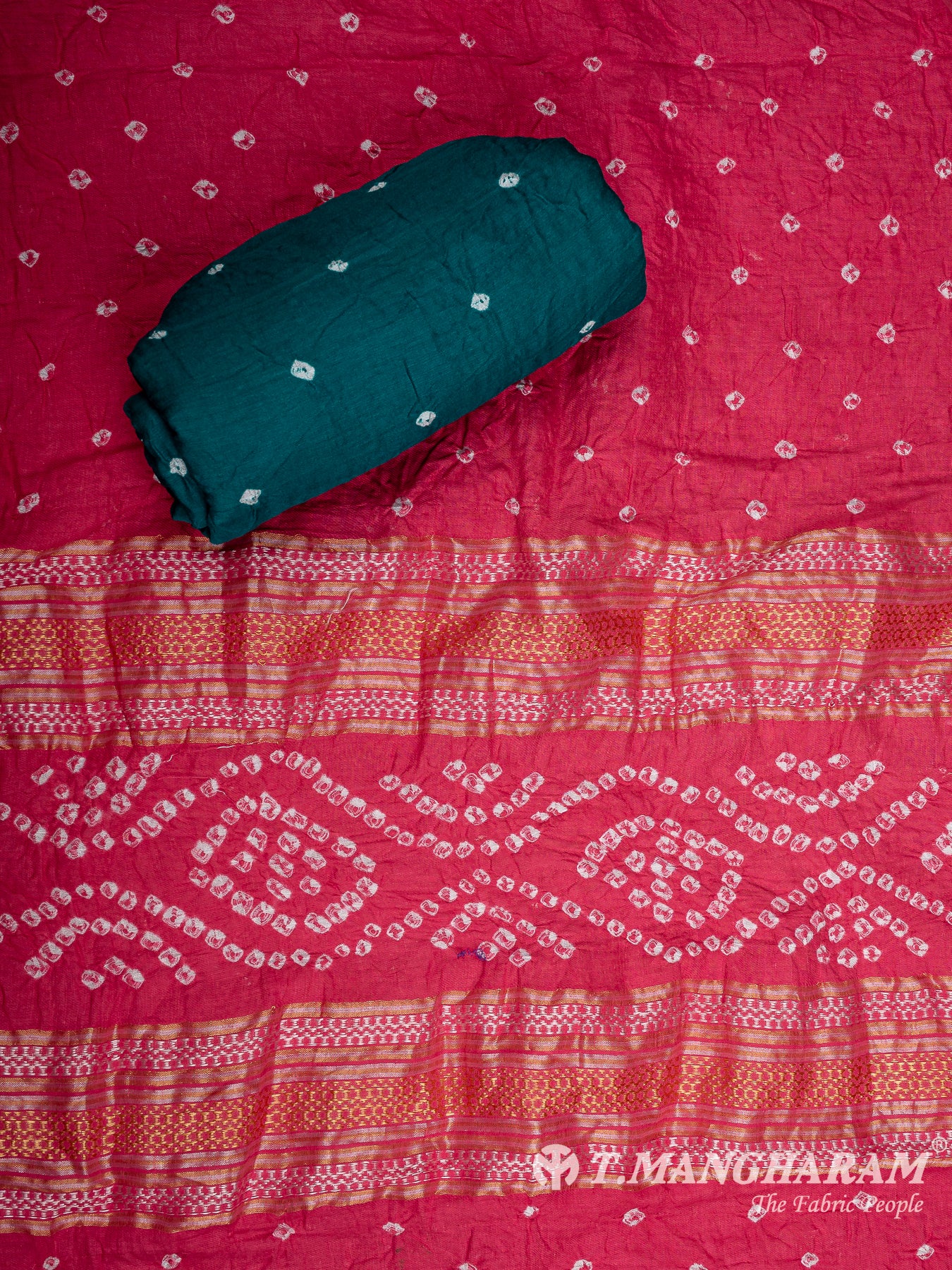 Maroon Cotton Chudidhar Fabric Set - EH2005