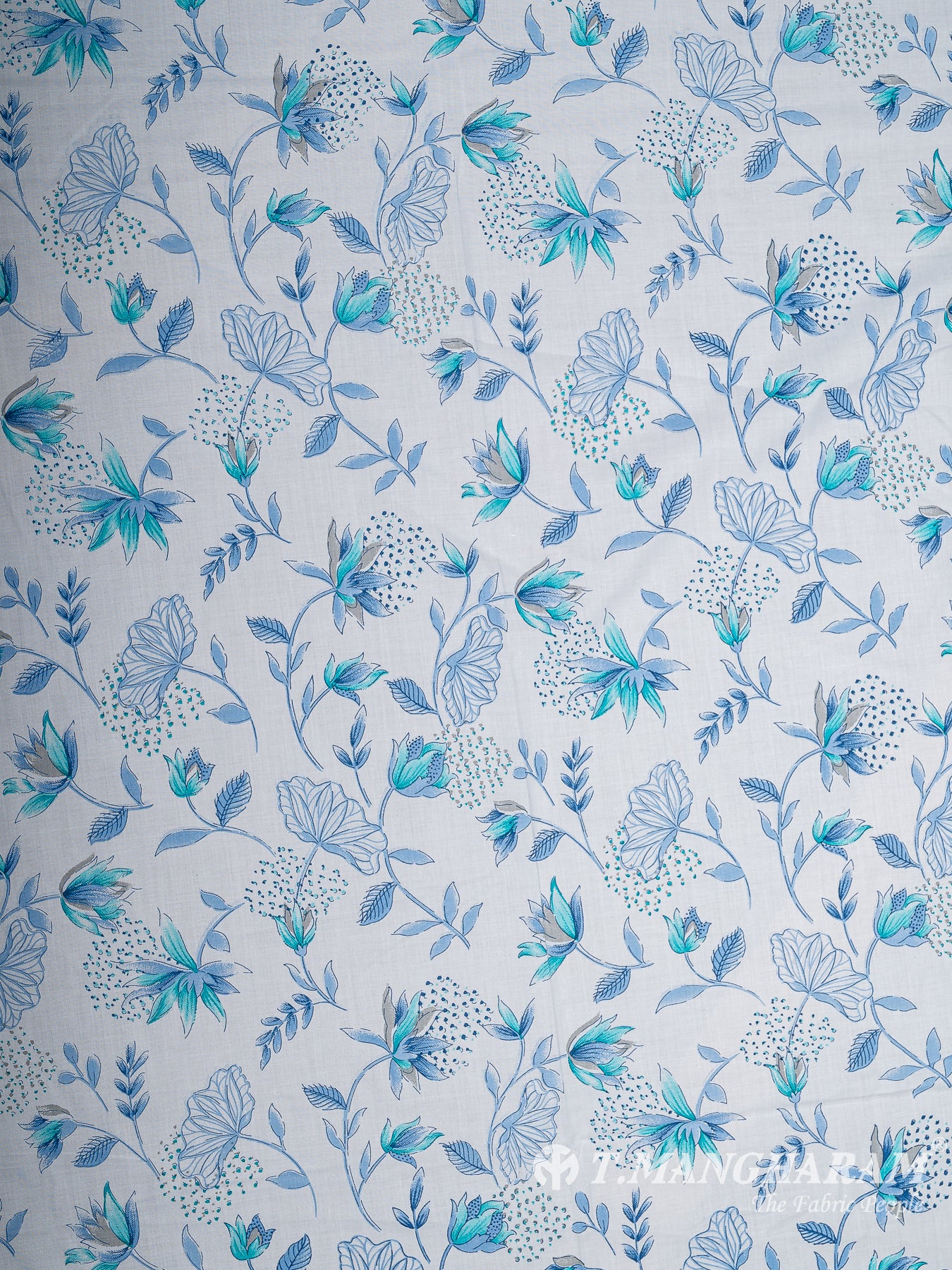 White Bizzy Lizzy Cotton Fabric - EB9357