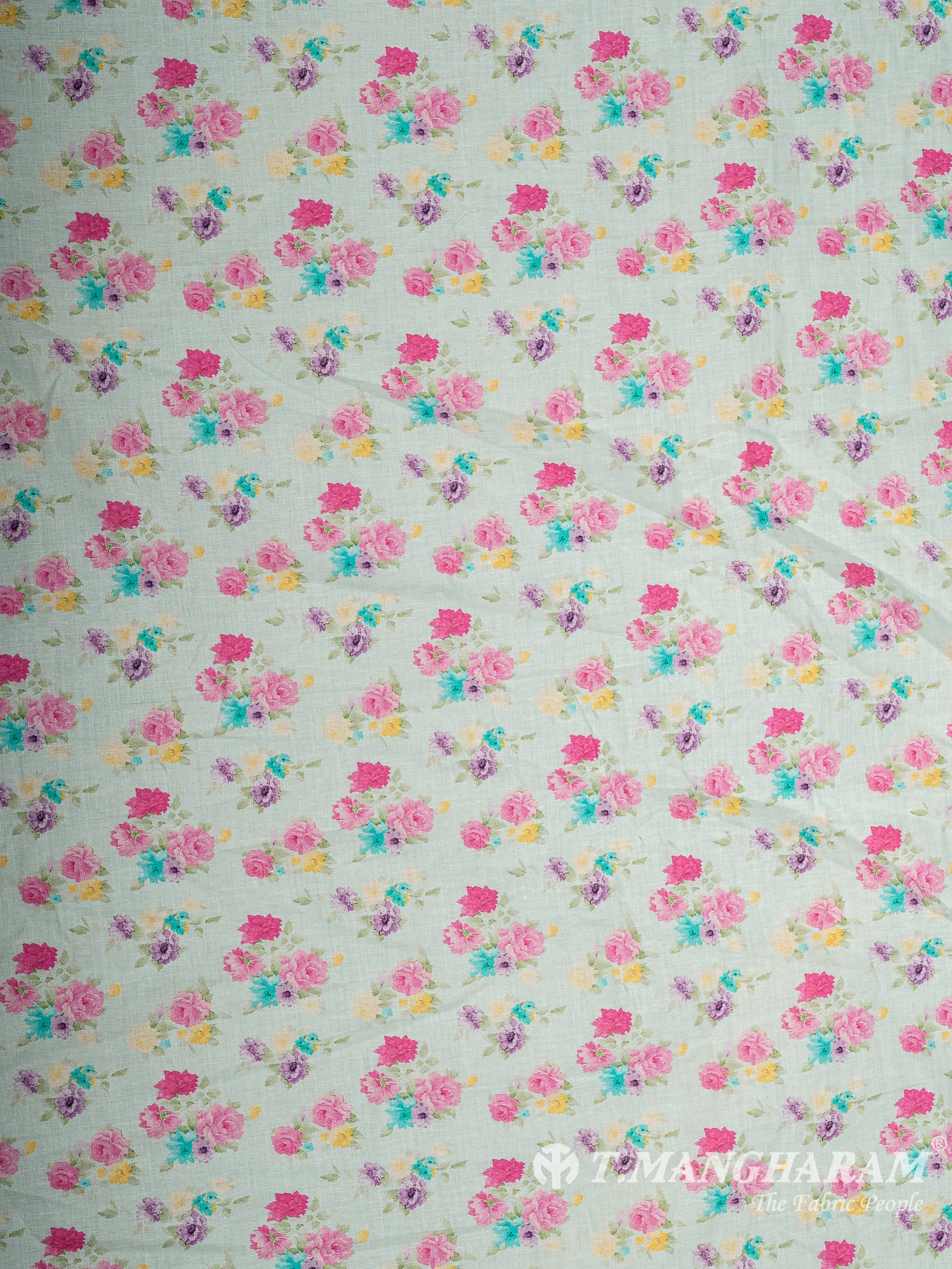 Green Cotton Fabric - EB9407