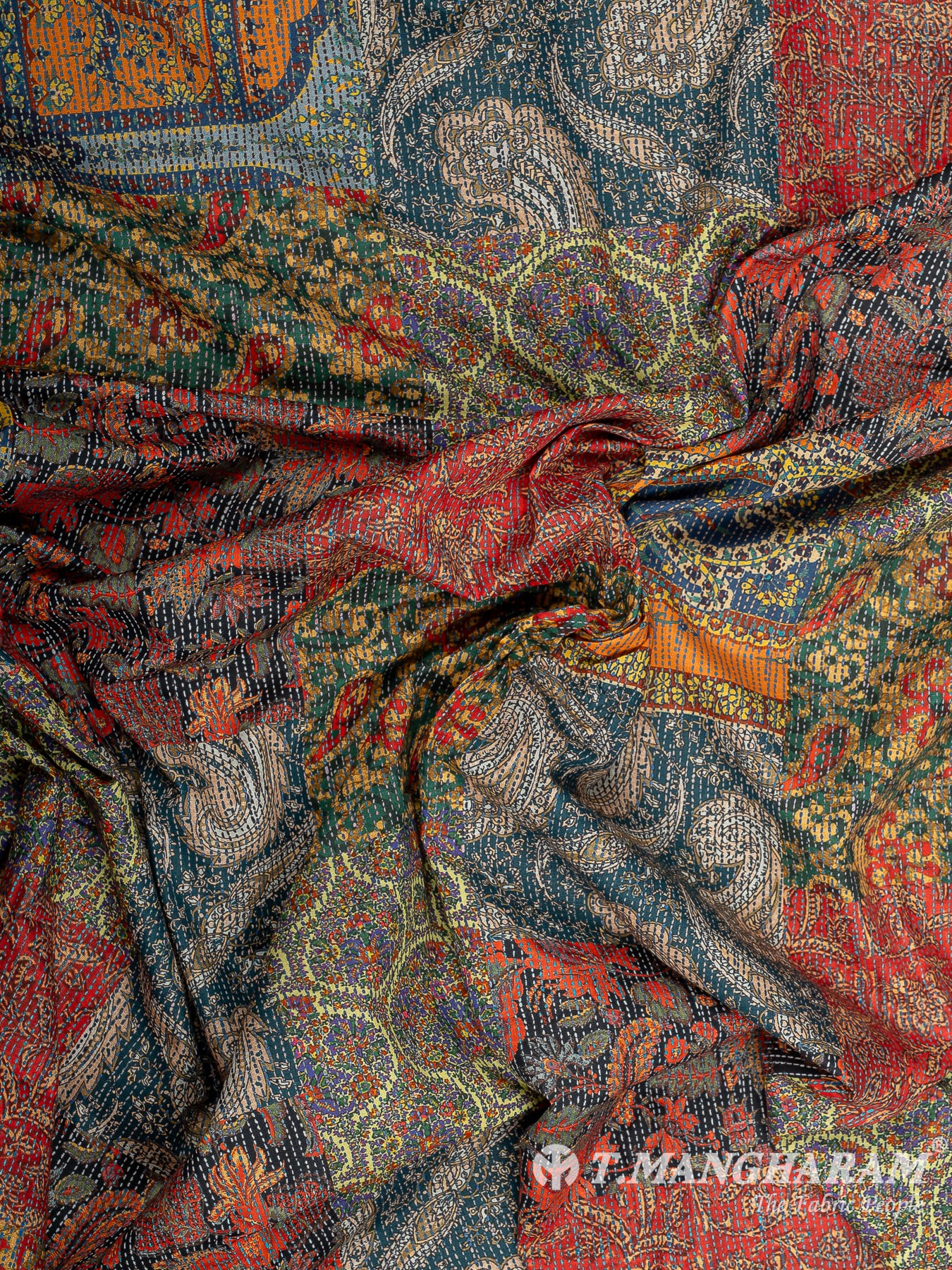 Multicolor Cotton Fabric - EC12375