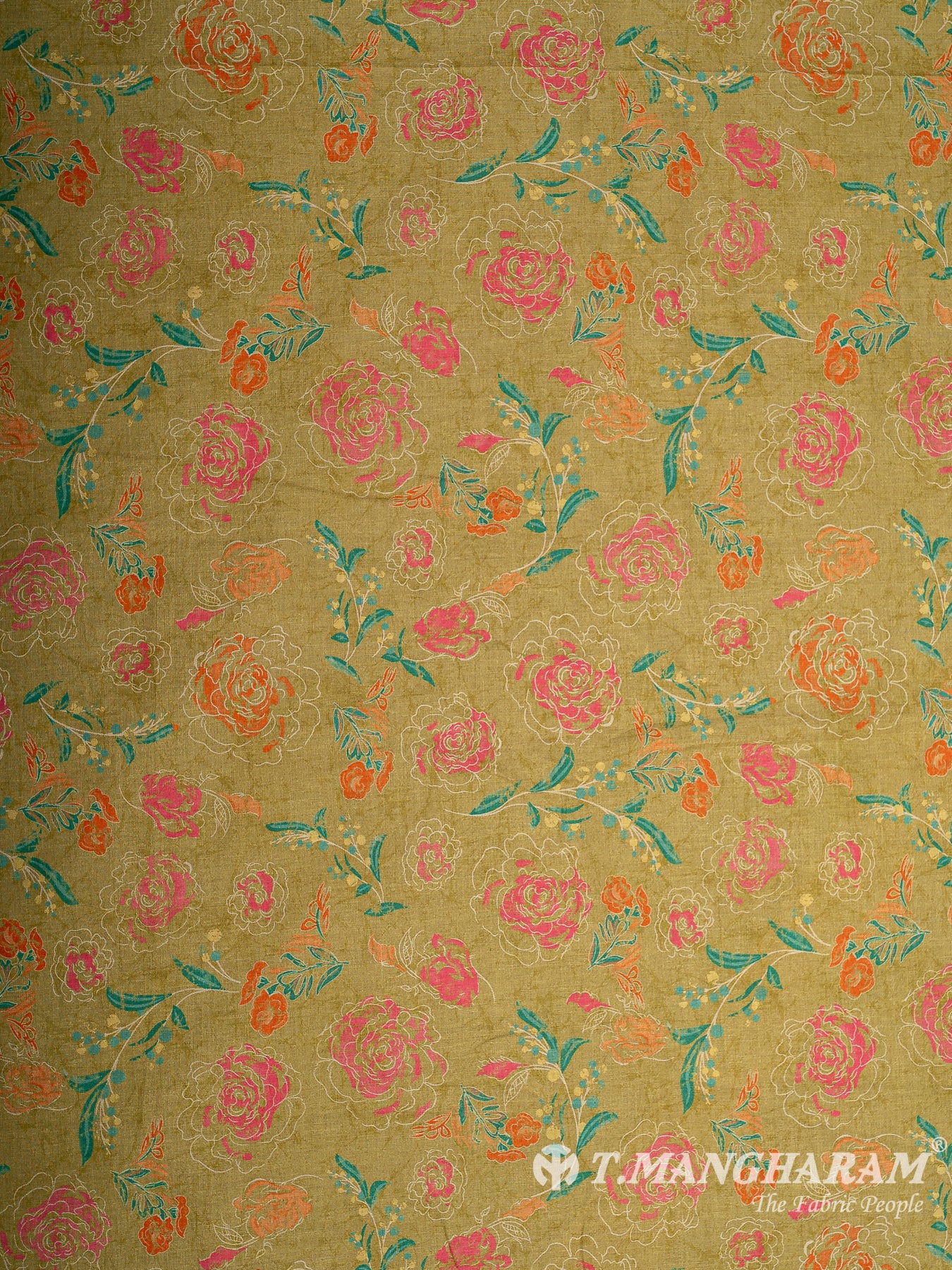 Green Cotton Fabric - EC12373
