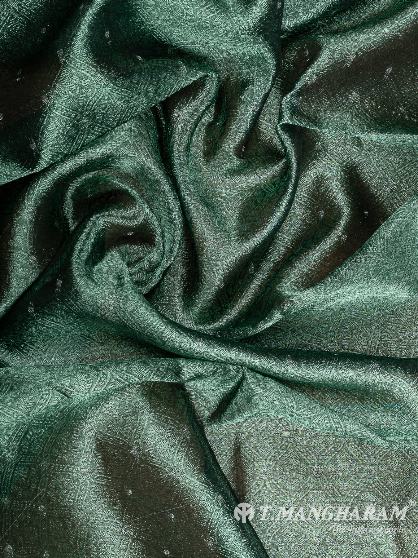Green Banaras Fabric - EC12052