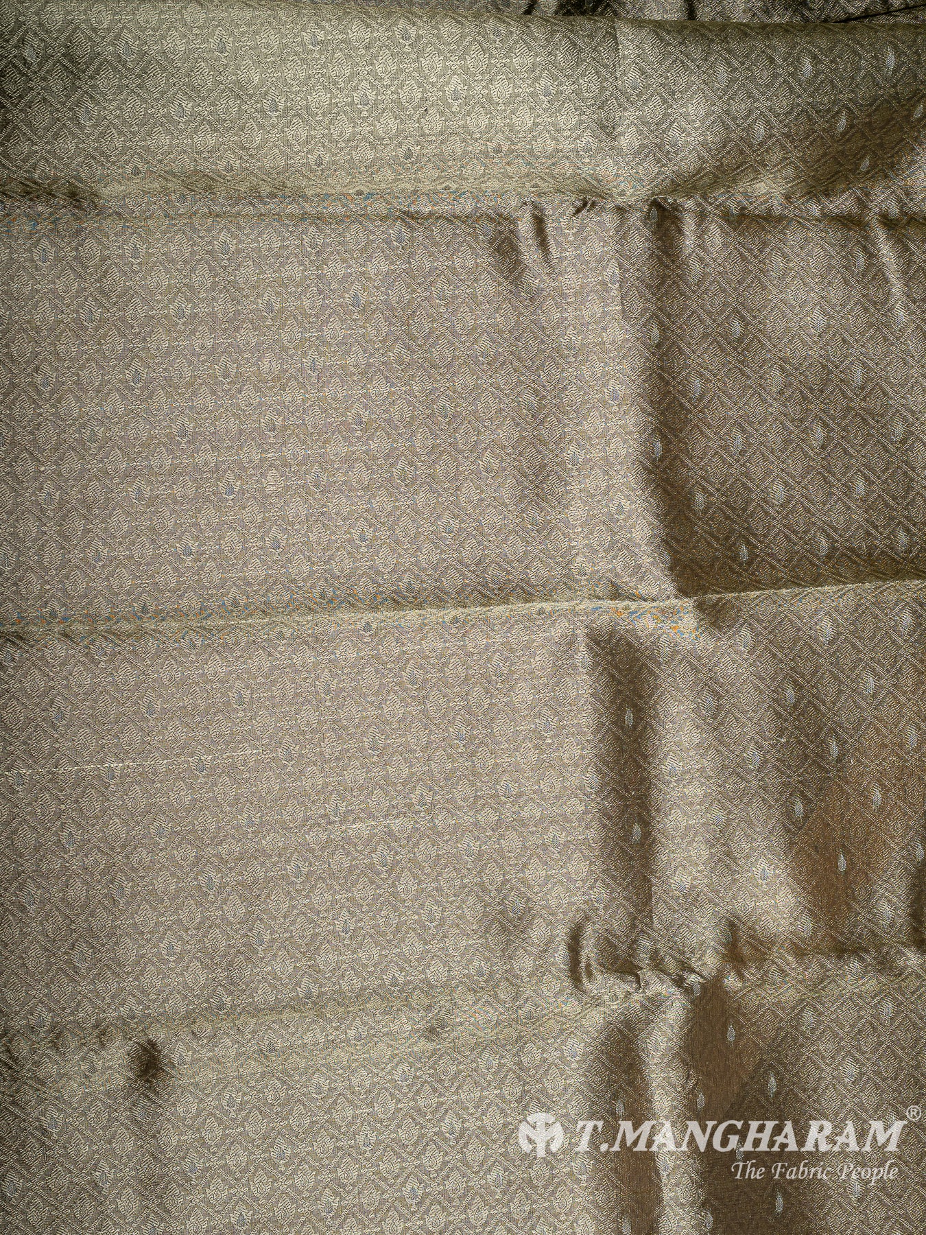 Green Banaras Fabric - EC12066