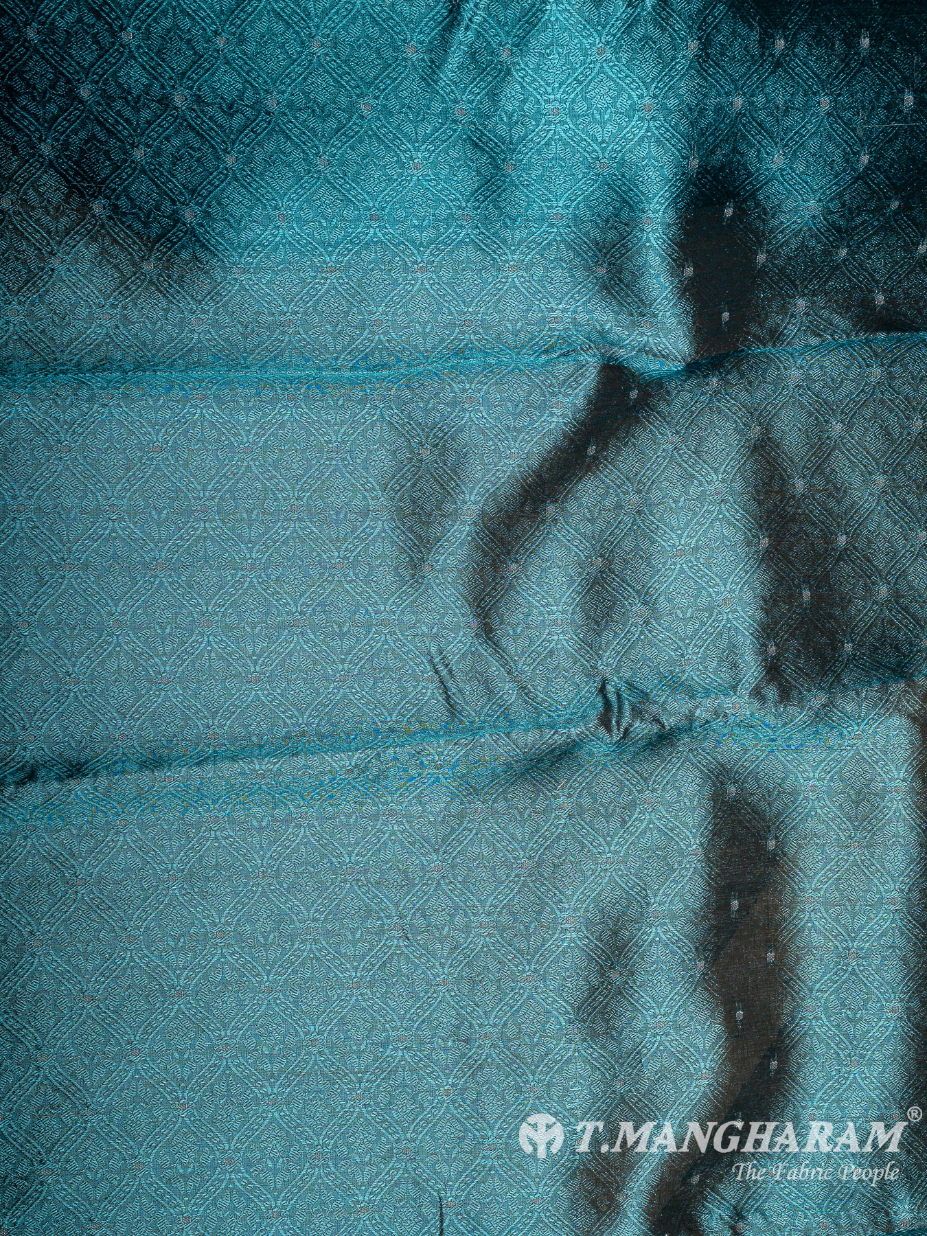 Blue Banaras Fabric - EC12050