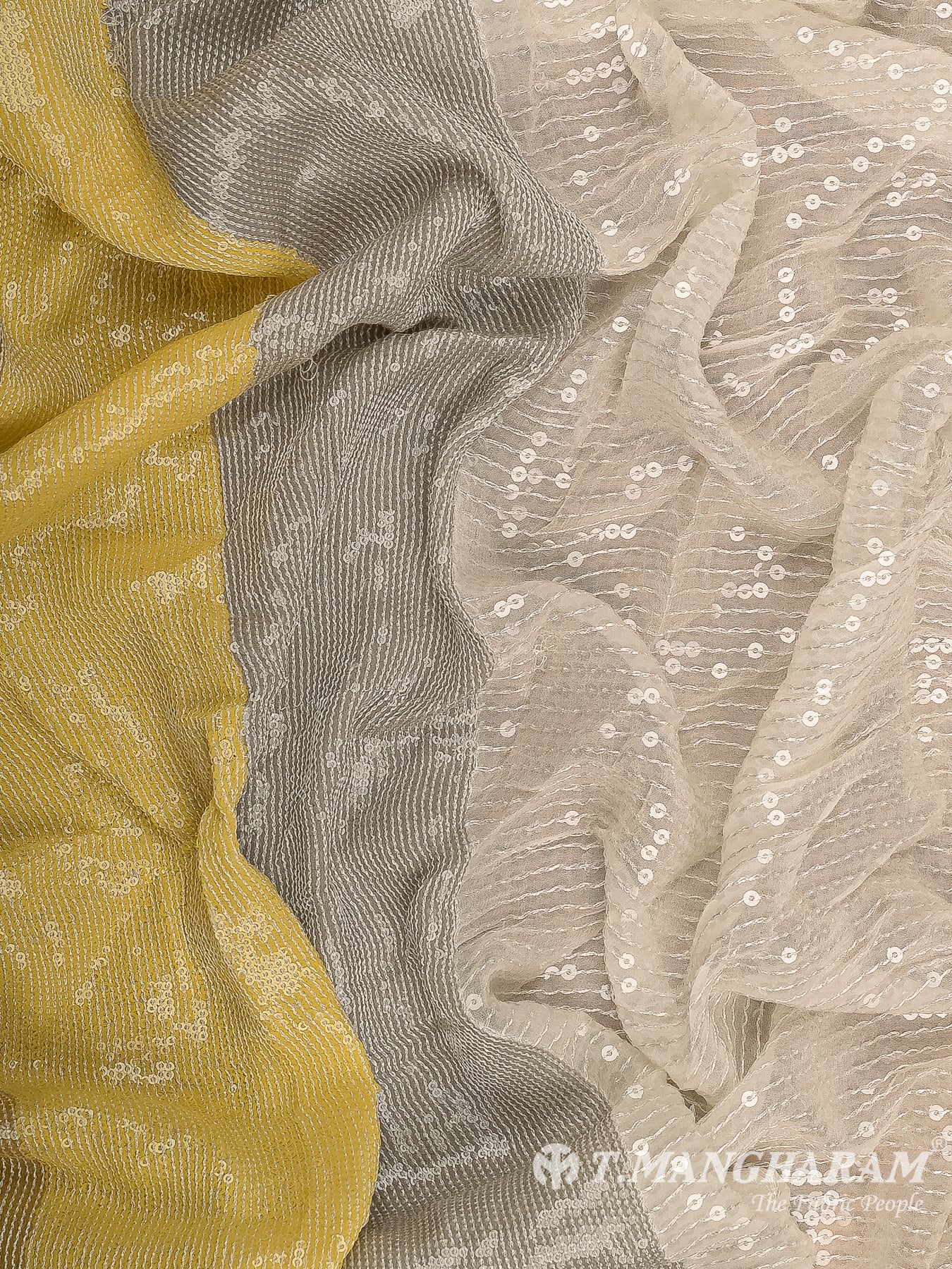 Multicolor Fancy Net Fabric - EC12525