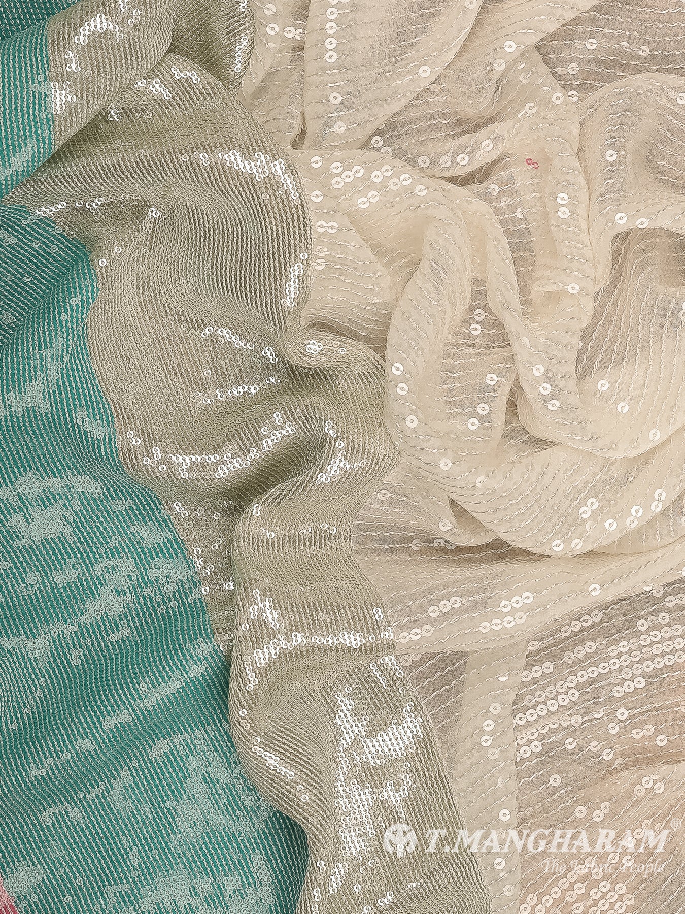 Multicolor Fancy Net Fabric - EC12525