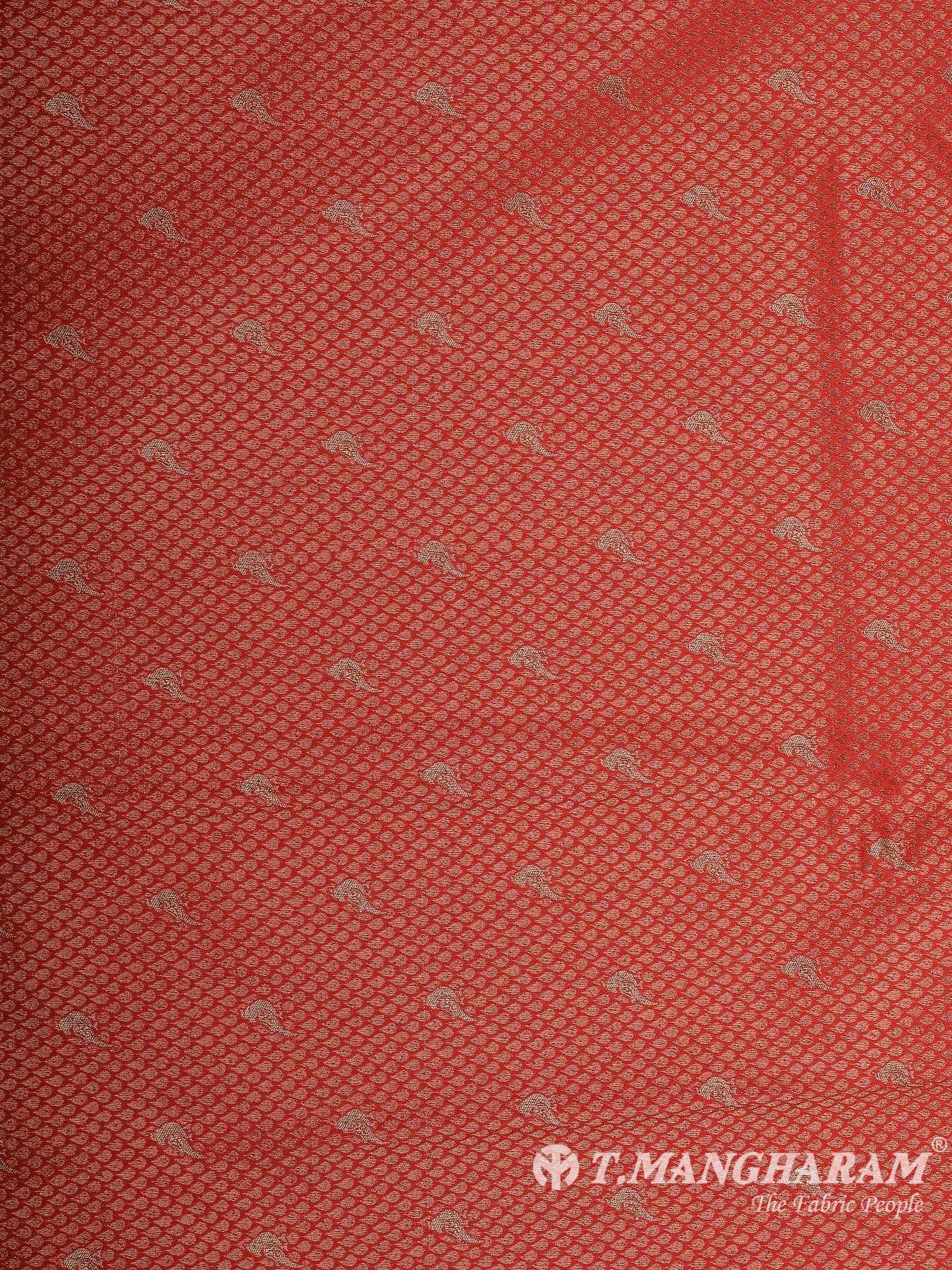 Red Banaras Fabric - EB9536