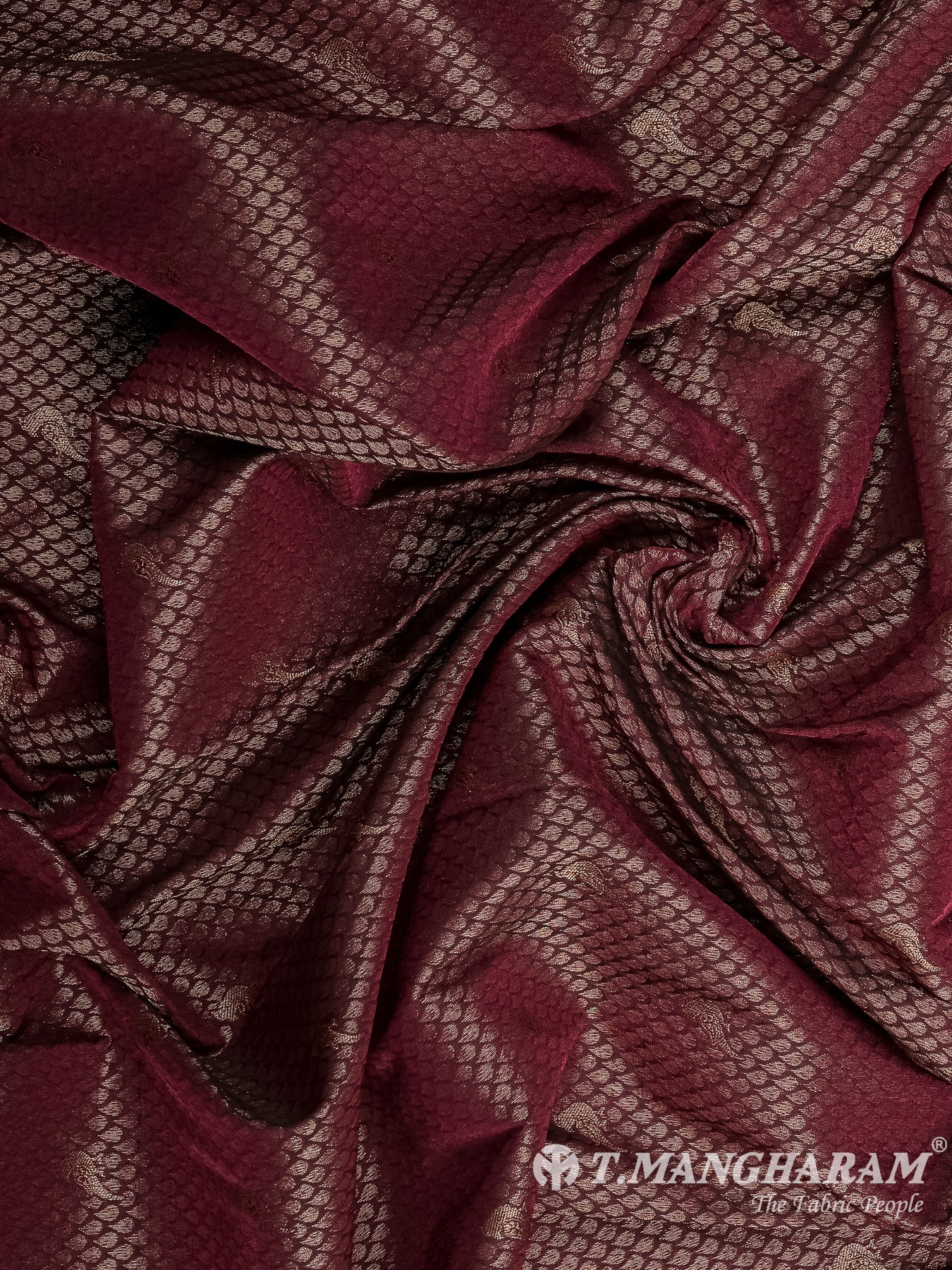 Purple Banaras Fabric - EB9533