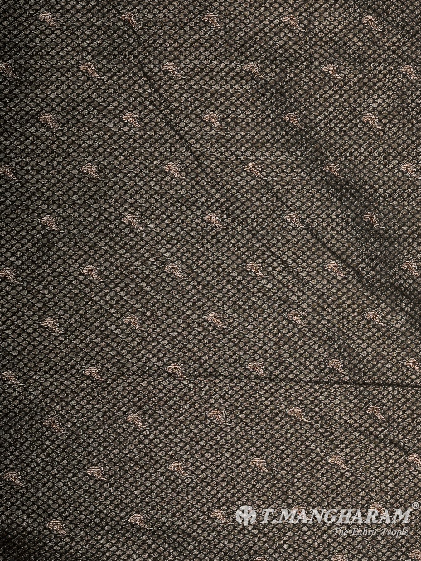 Black Banaras Fabric - EB9535