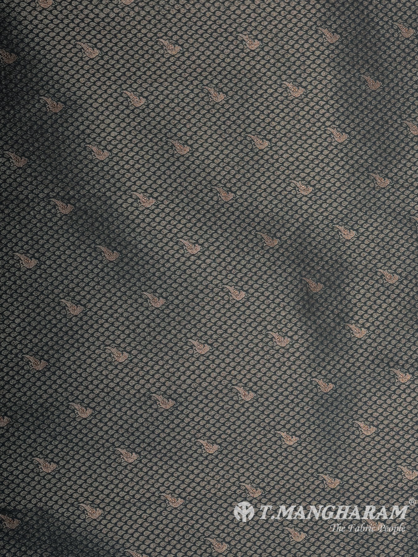 Blue Banaras Fabric - EB9537