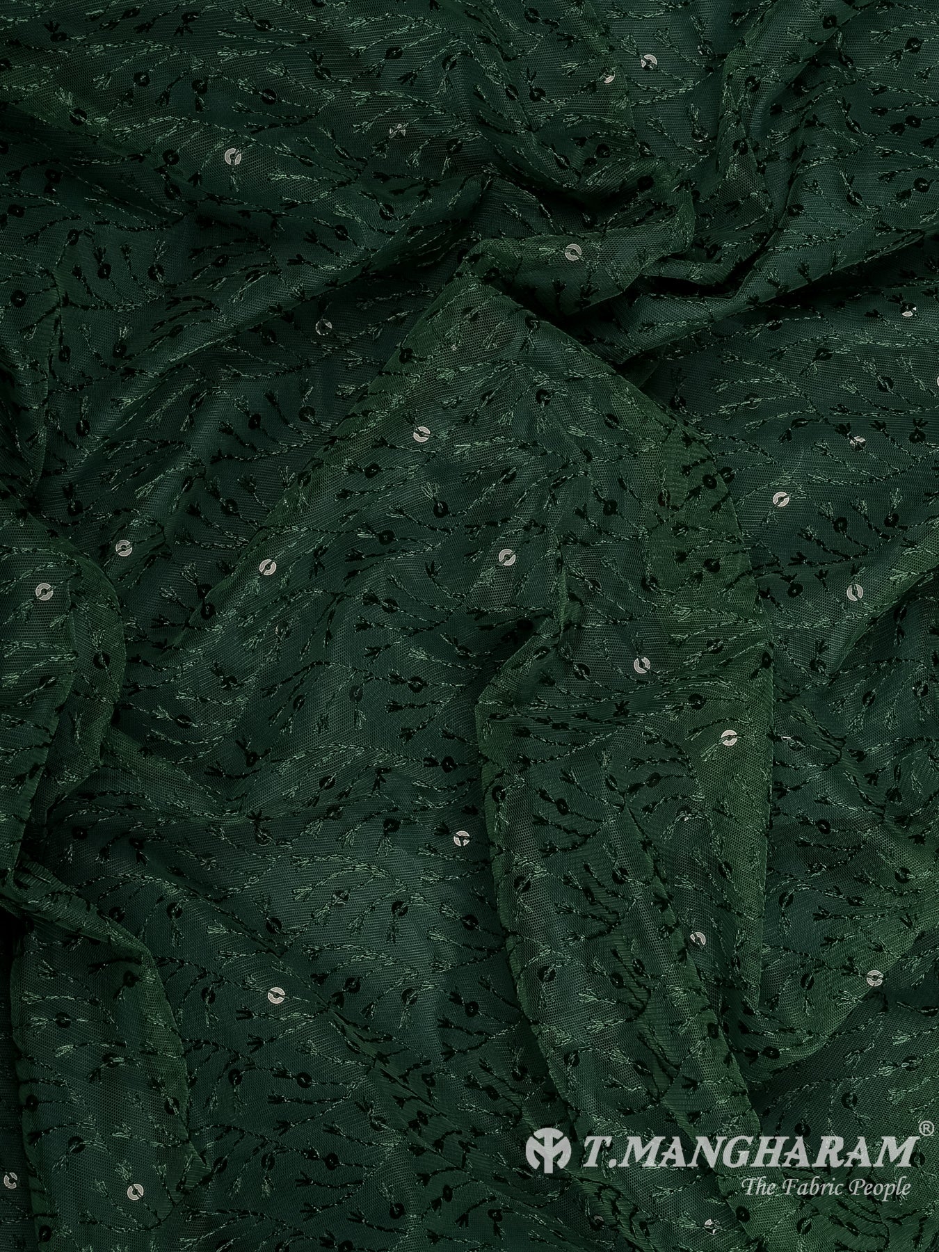 Green Fancy Net Fabric - EB9524
