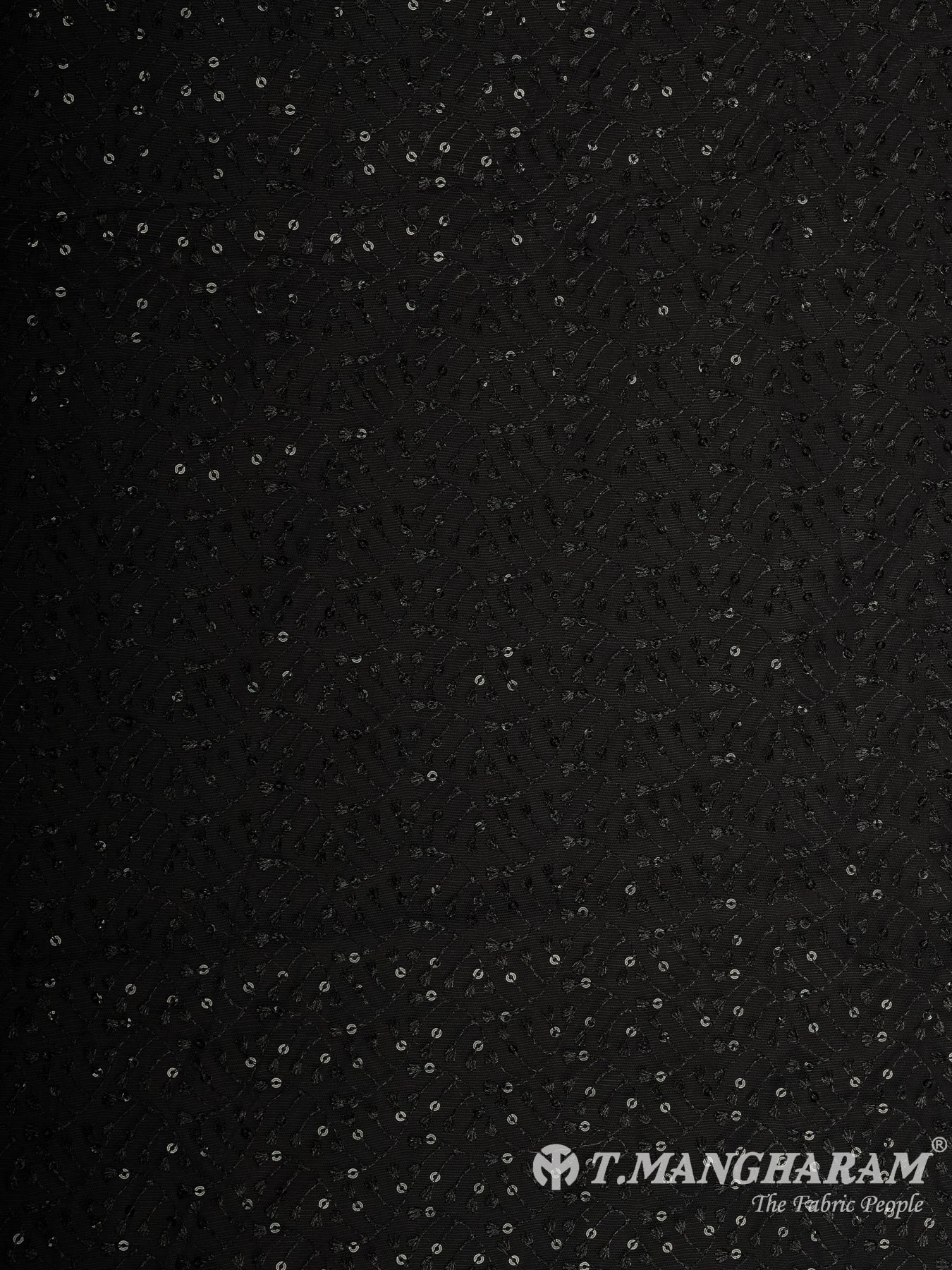 Navy blue Fancy Net Fabric - EB9527