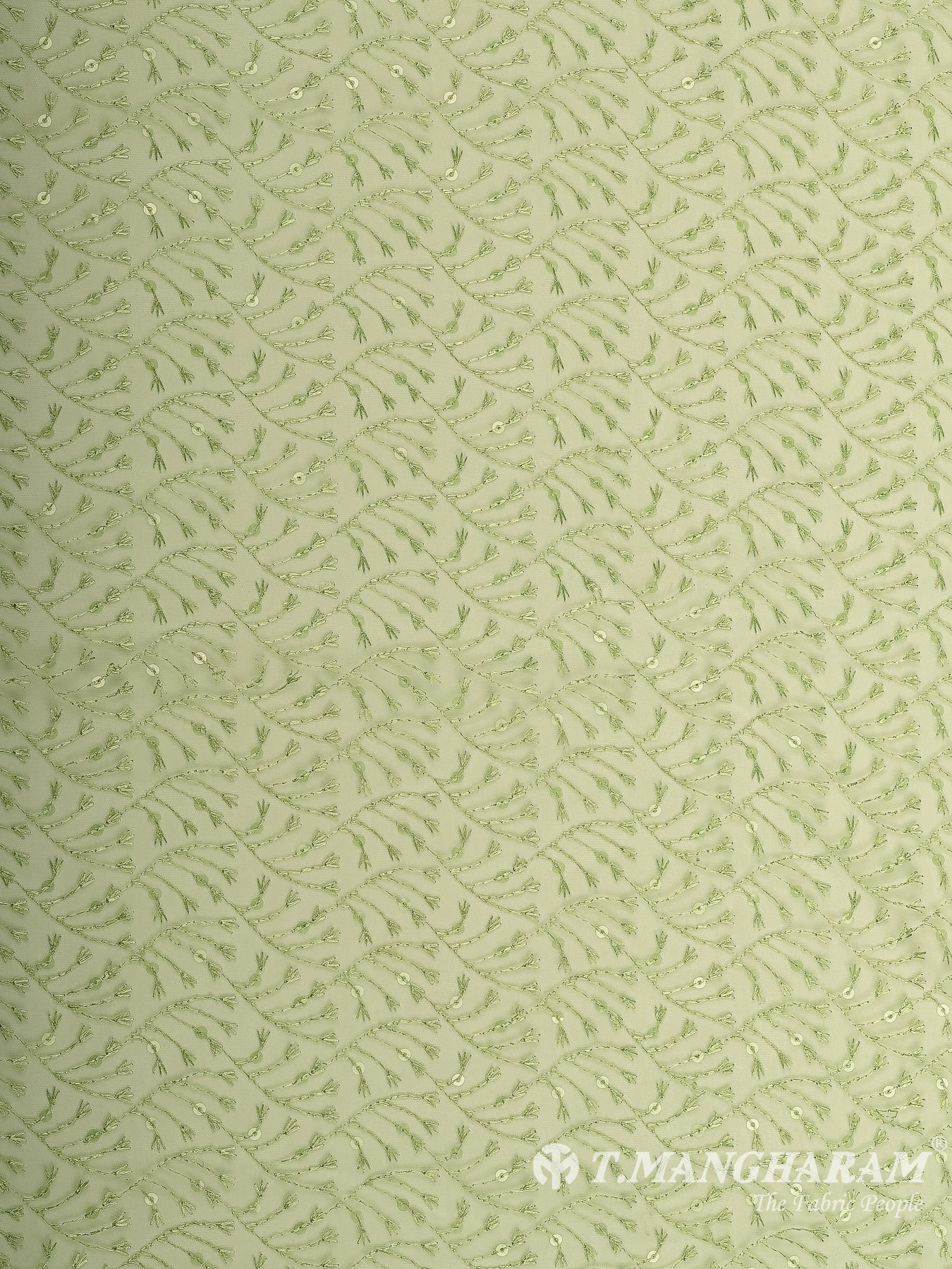 Green Fancy Net Fabric - EB9517