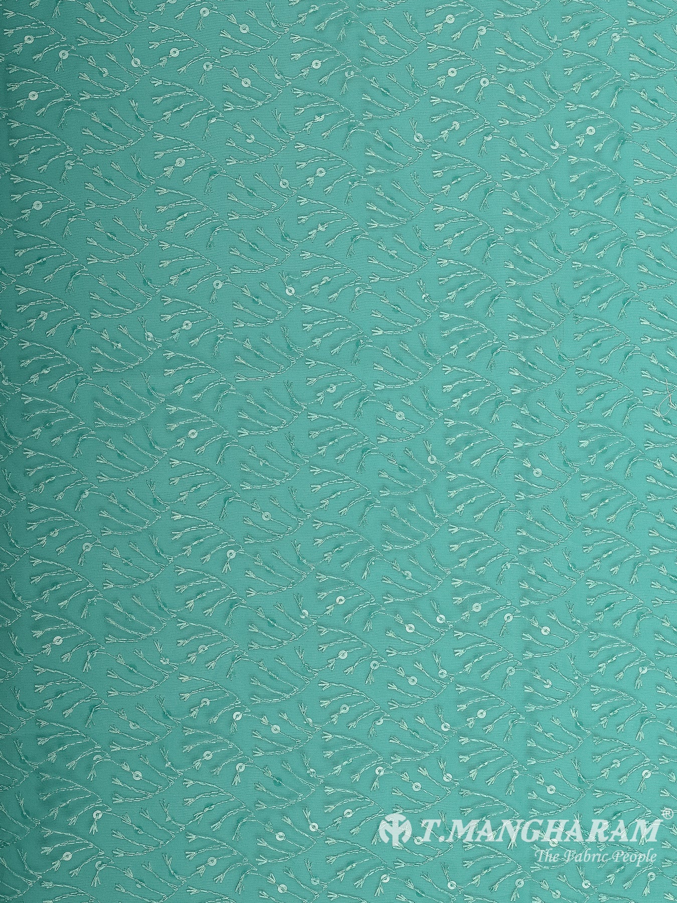 Green Fancy Net Fabric - EB9518