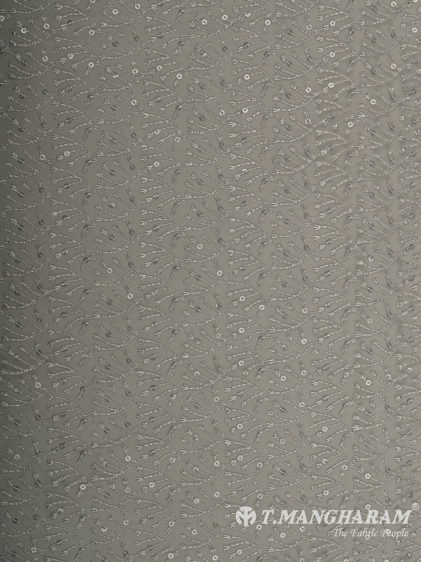 Grey Fancy Net Fabric - EB9525