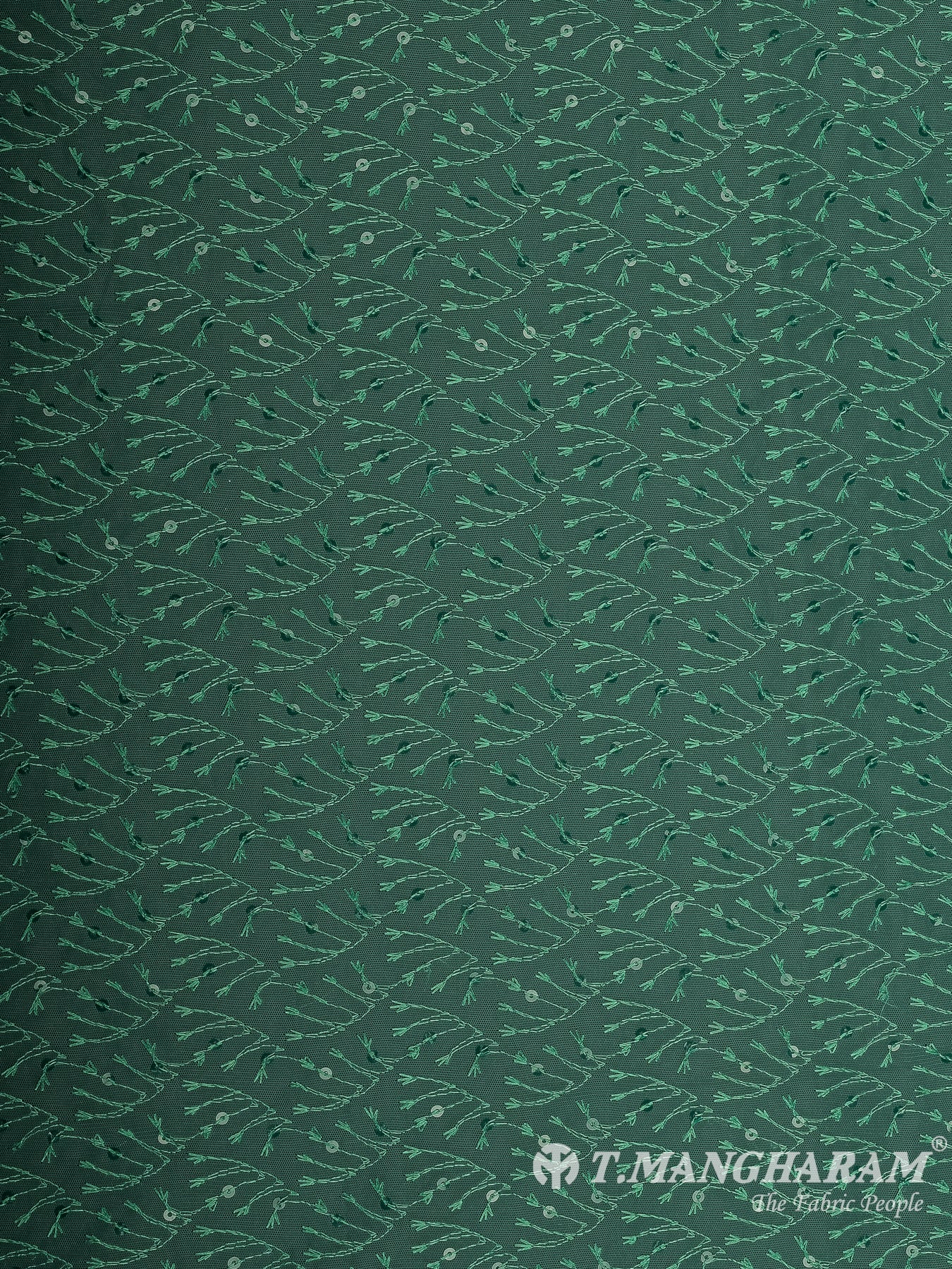 Green Fancy Net Fabric - EB9519