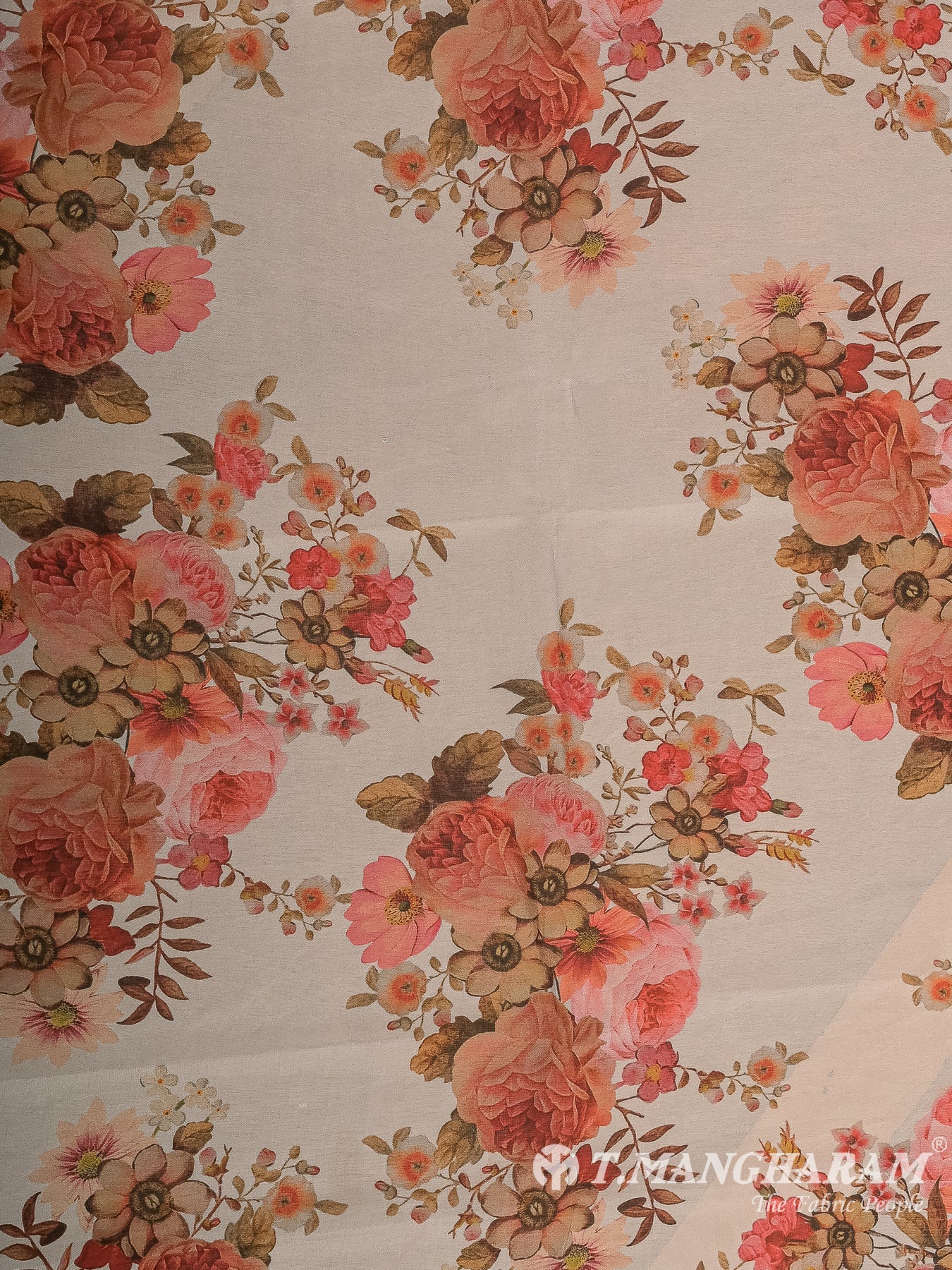 White Organza Fabric - EX00012