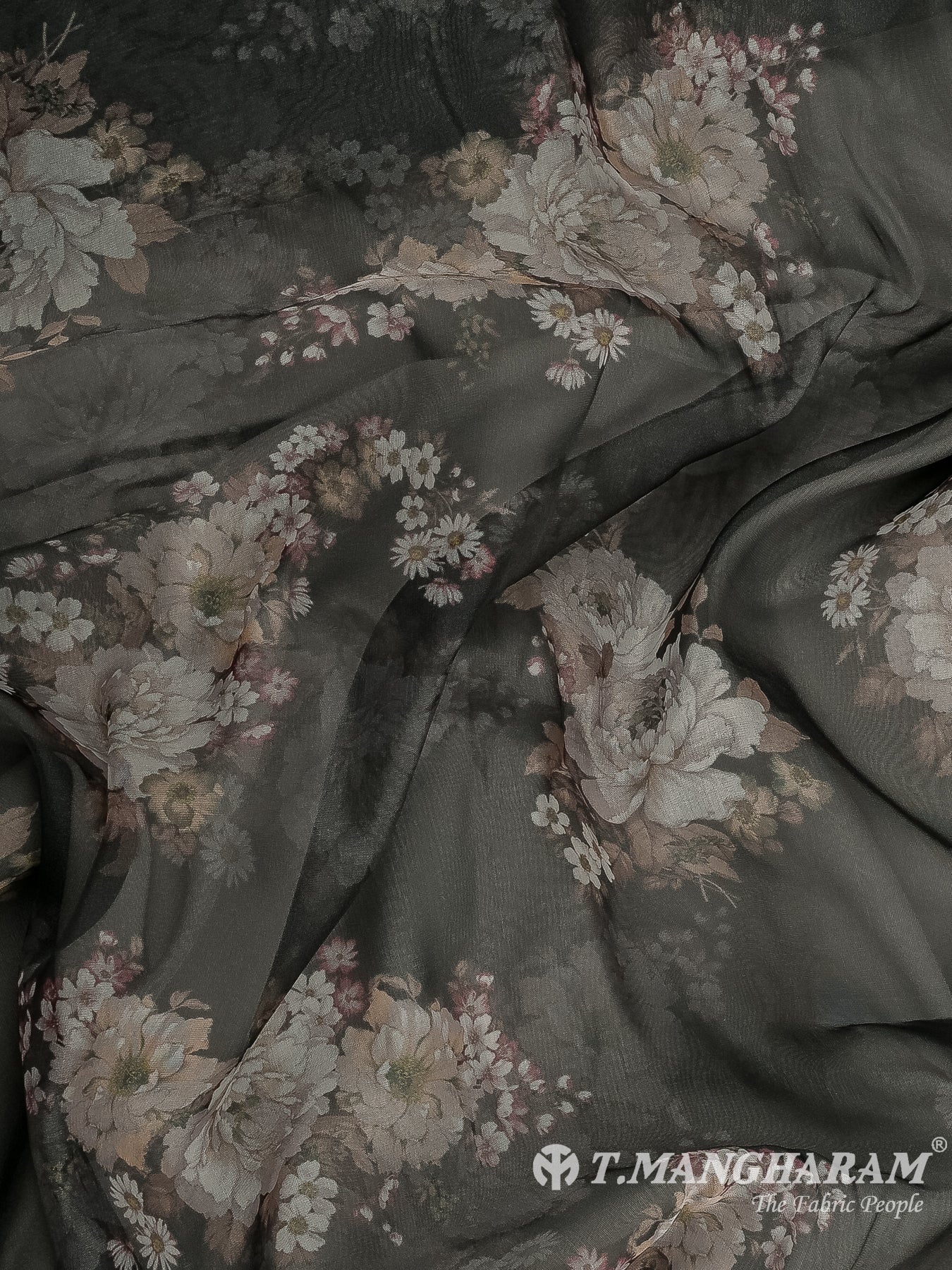 Black Organza Fabric - EX00008