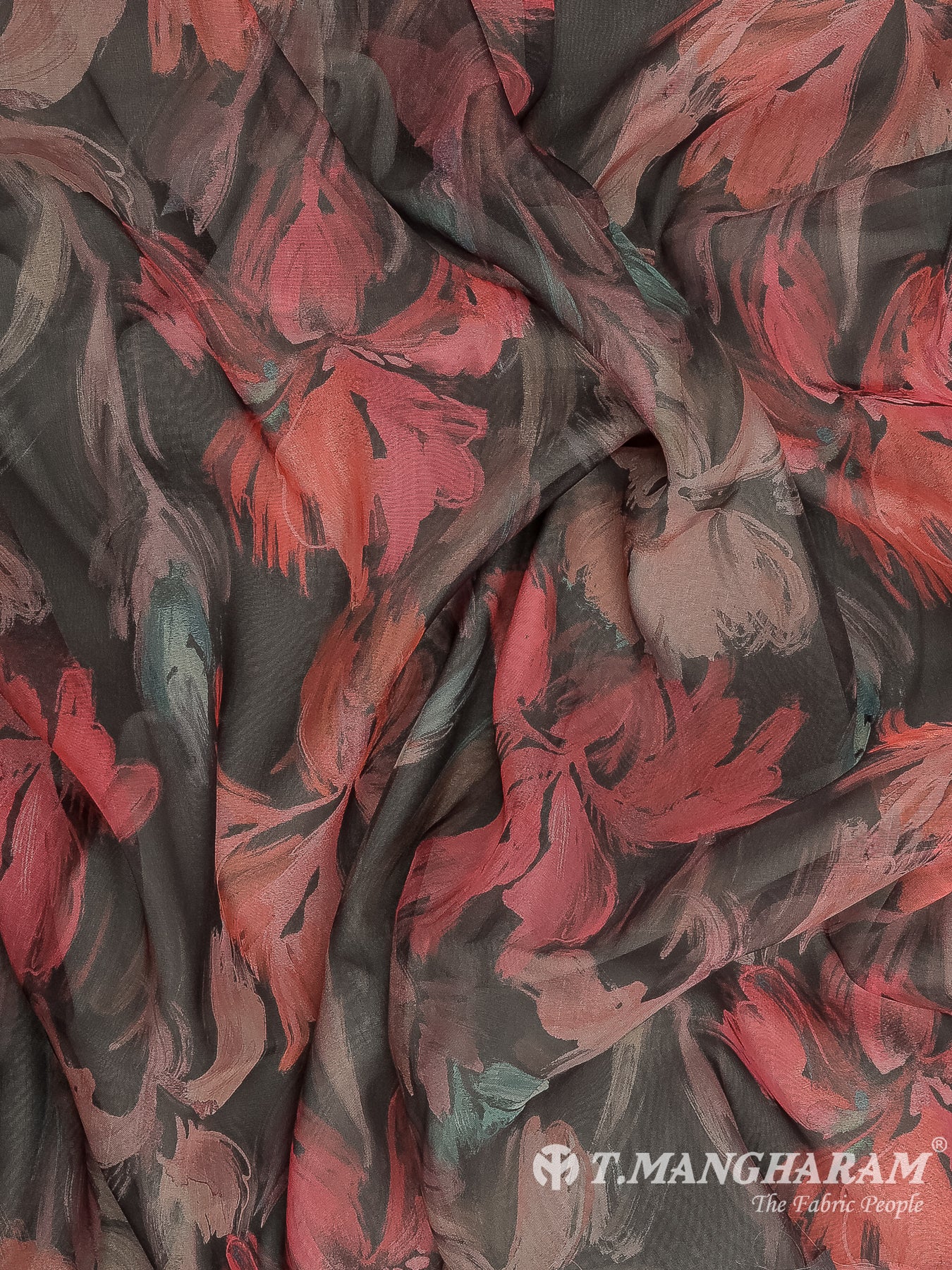 Black Organza Fabric - EX00019