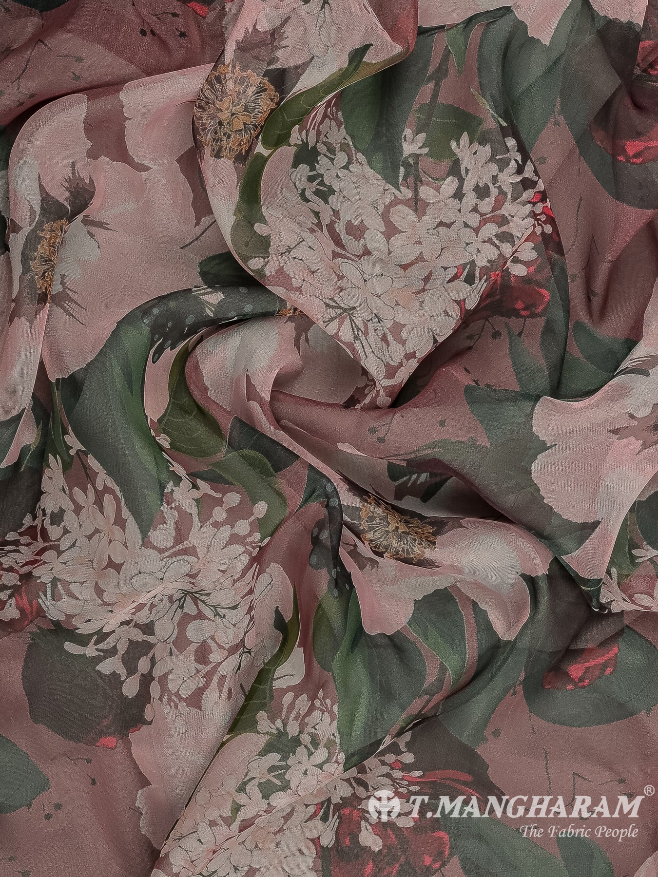 Violet Organza Fabric - EX00003