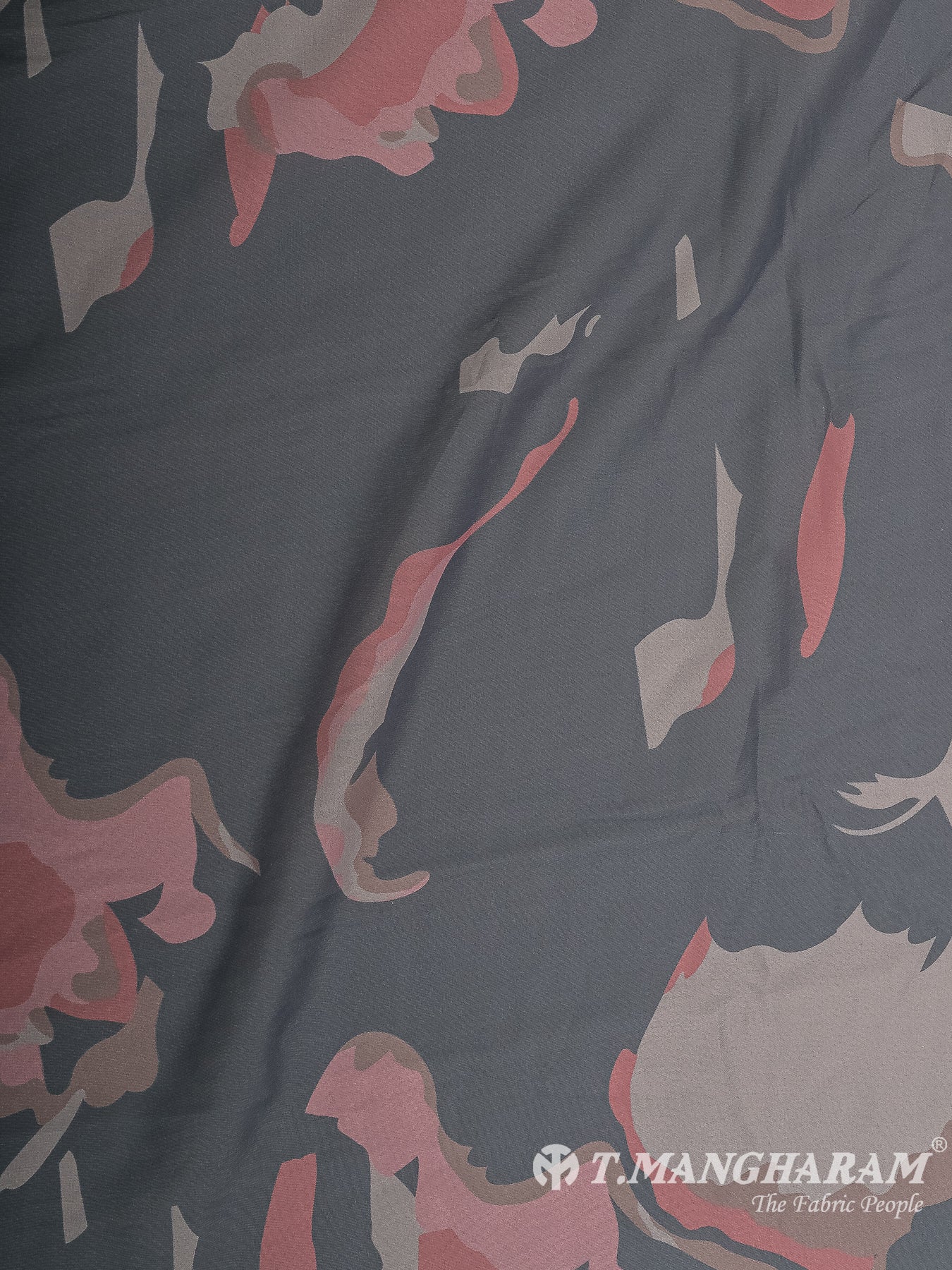 Ash Blue Organza Fabric - EX00029