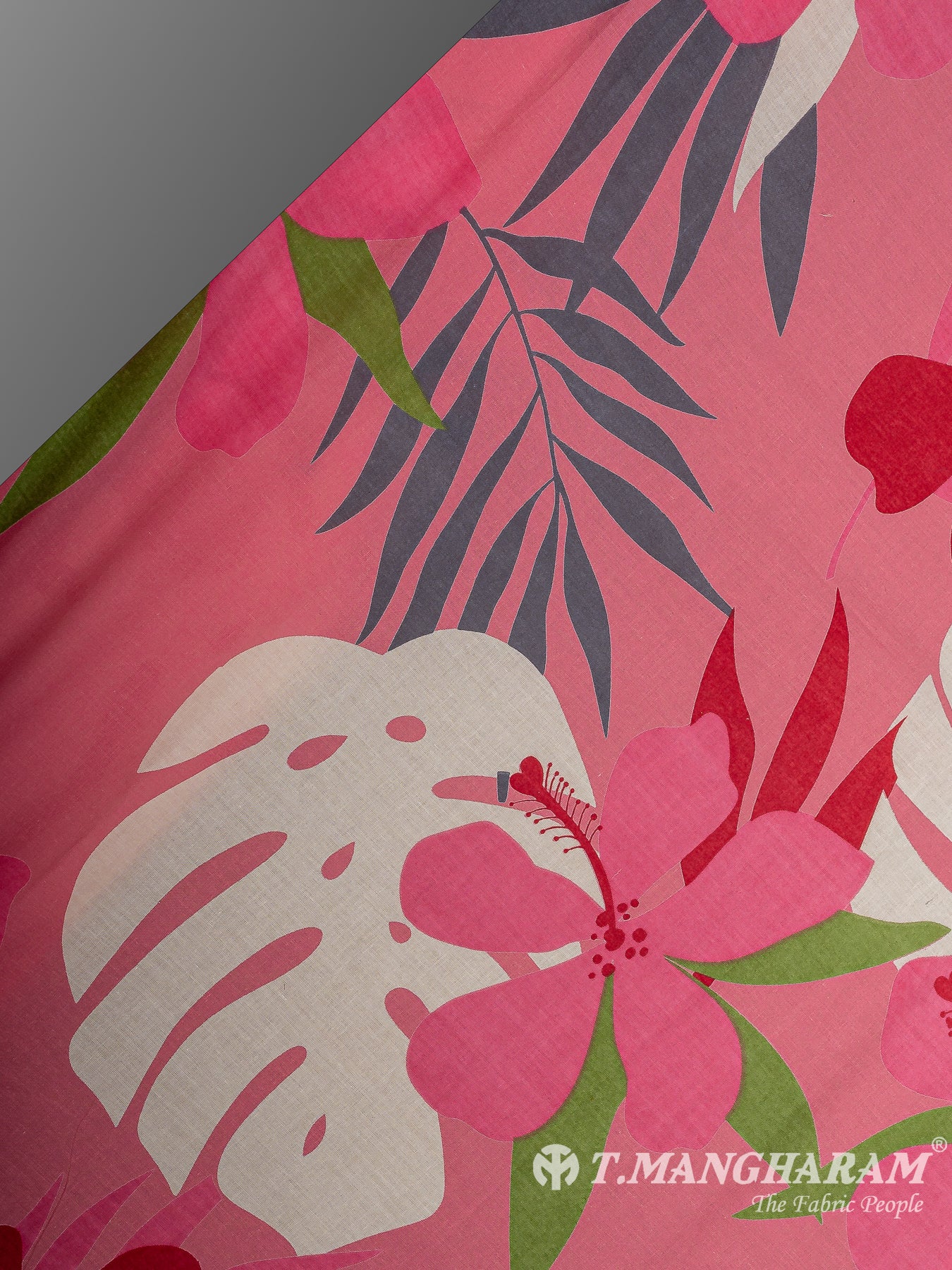 Pink Cotton Fabric - EC12247