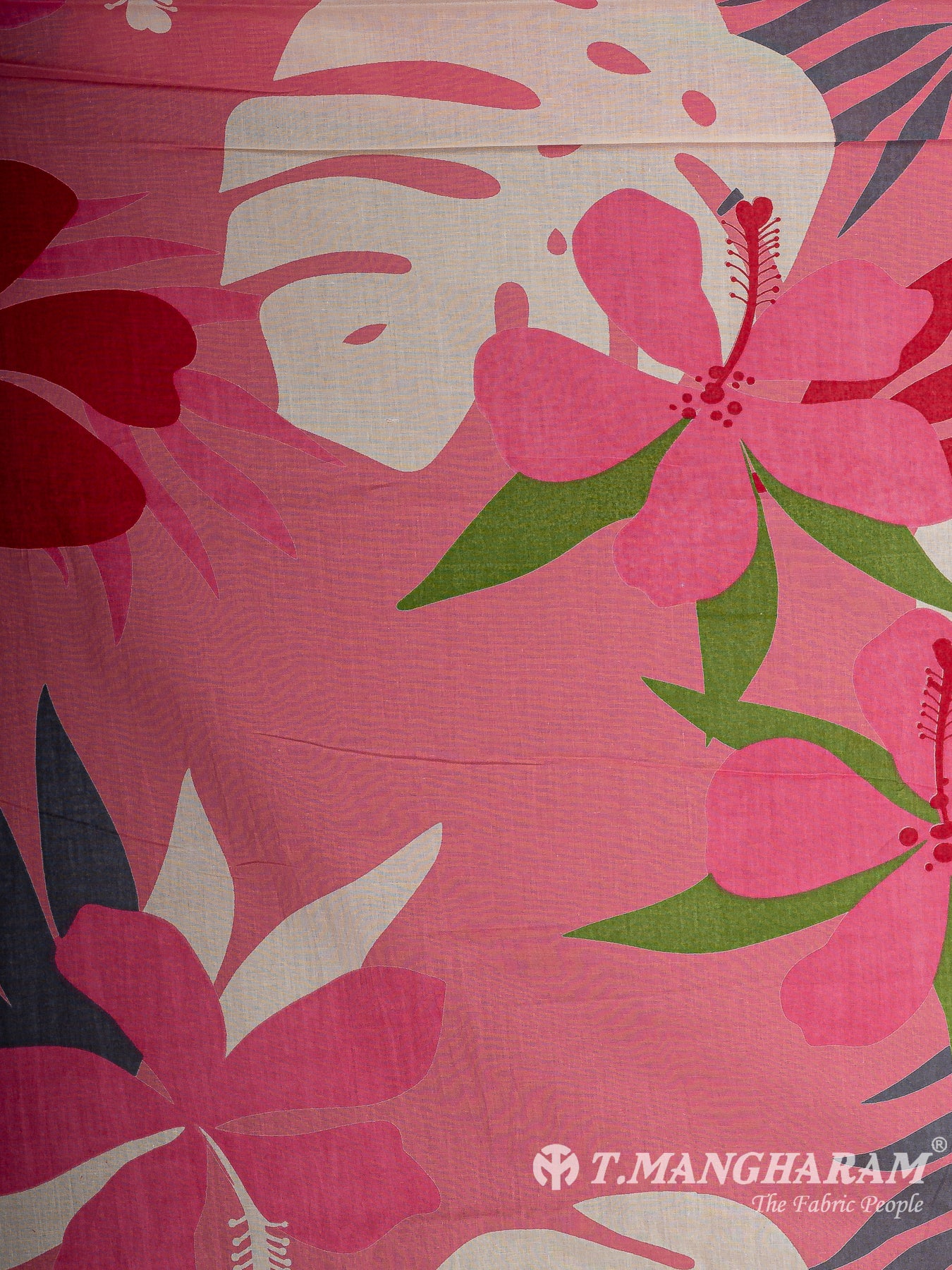 Pink Cotton Fabric - EC12247
