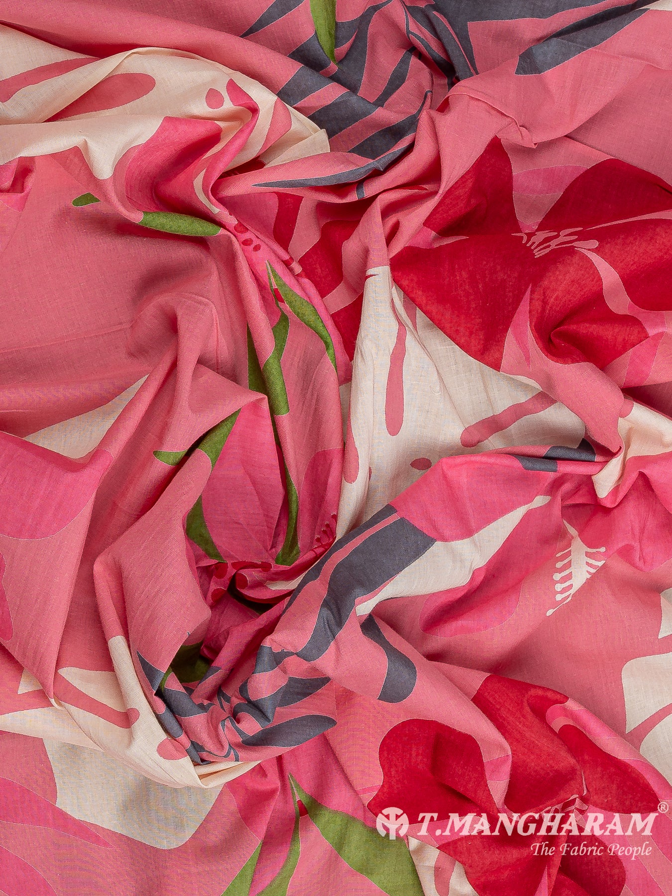Pink Cotton Fabric - EC12247