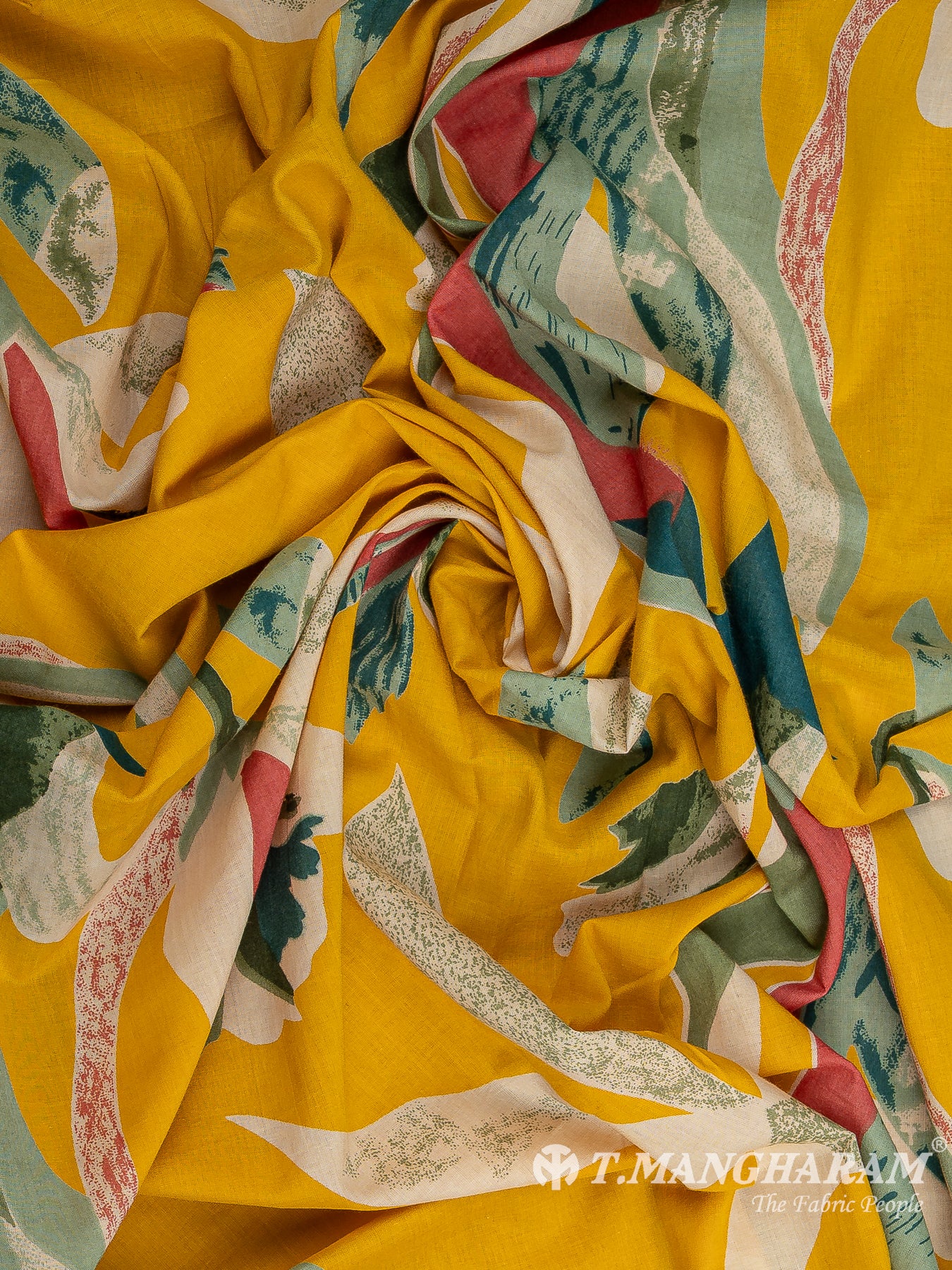Yellow Cotton Fabric - EC12261