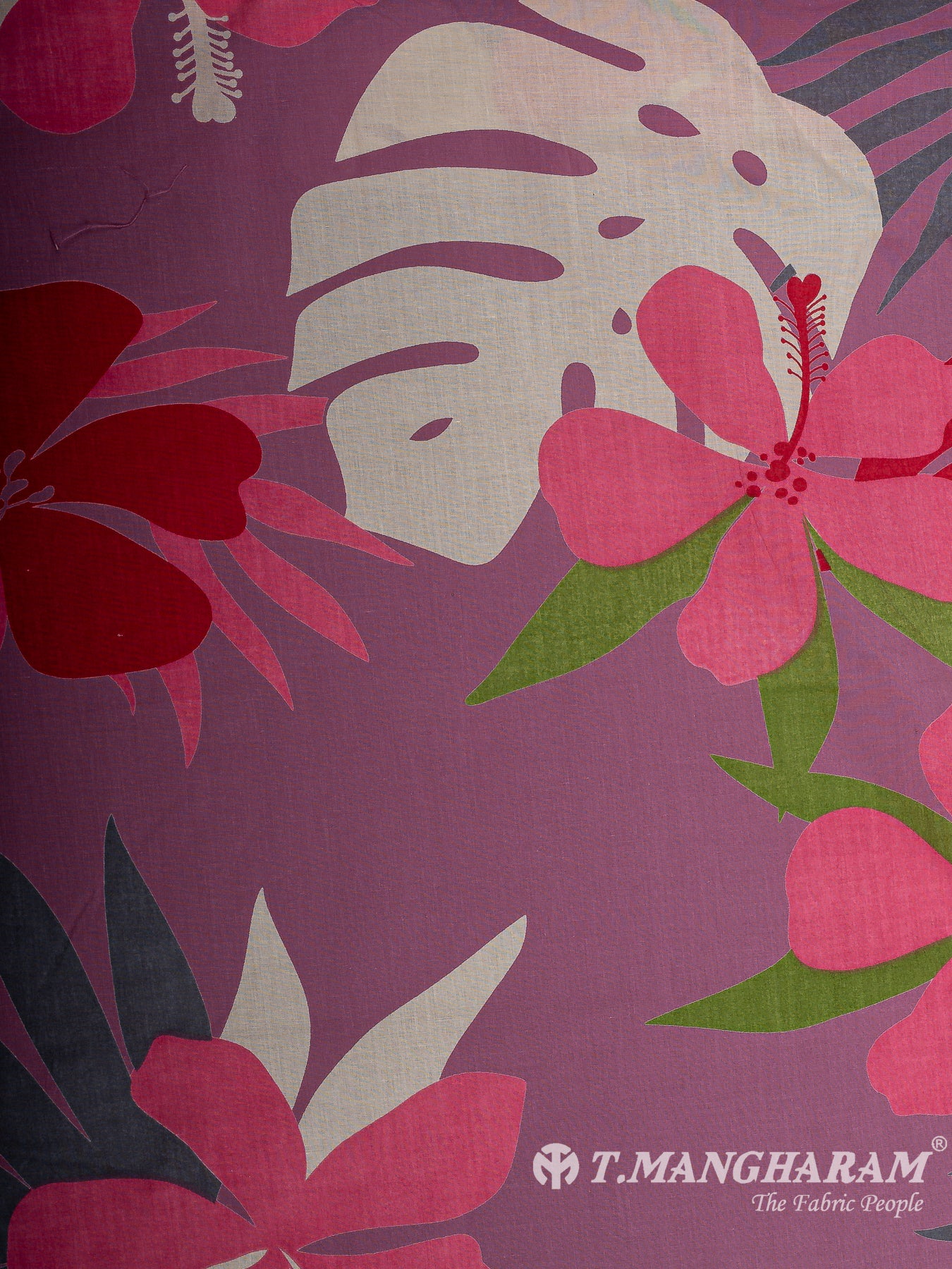 Purple Cotton Fabric - EC12249