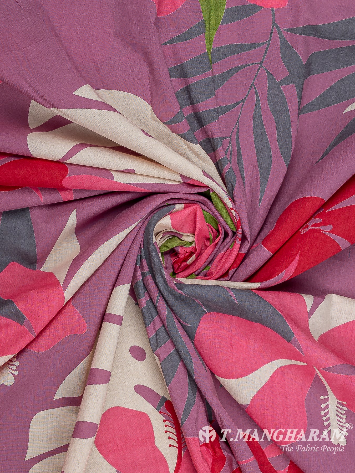 Purple Cotton Fabric - EC12249