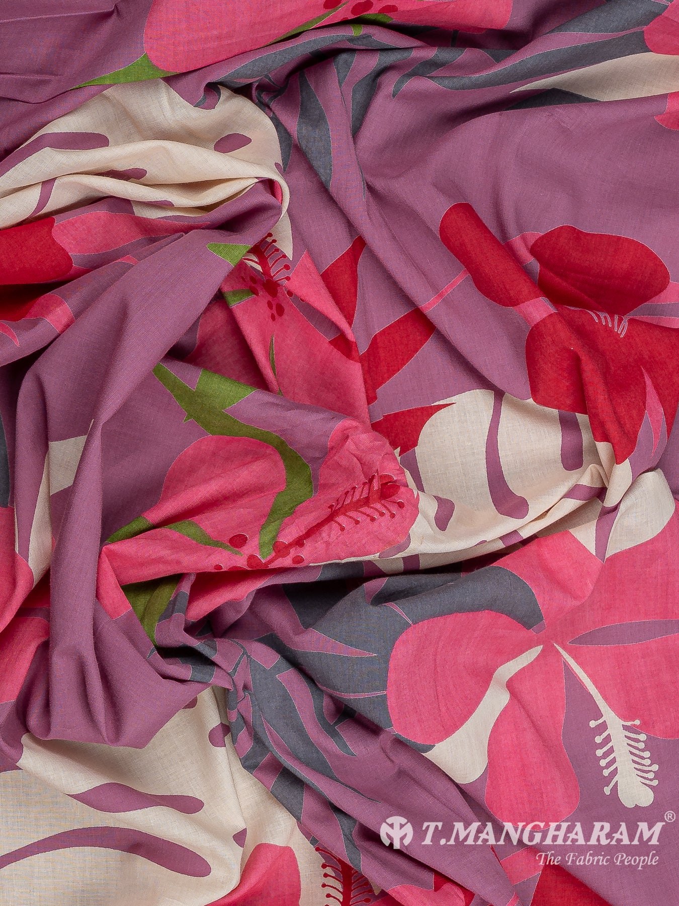 Purple Cotton Fabric - EC12249