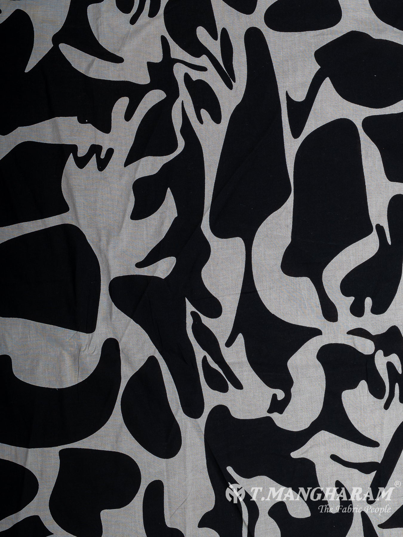 Black Cotton Fabric - EC12285
