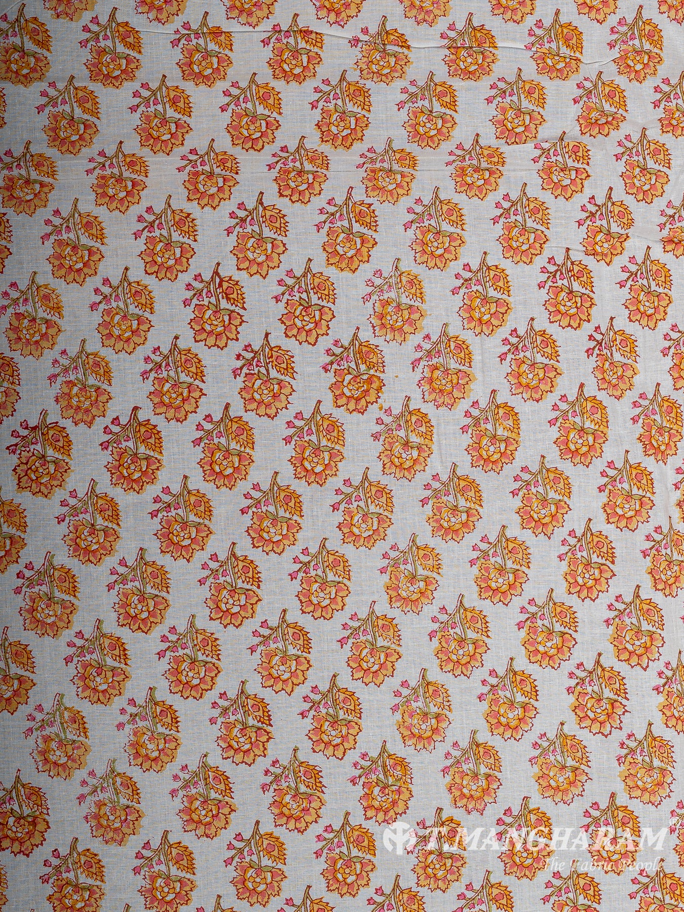 White Cotton Fabric - EC12202